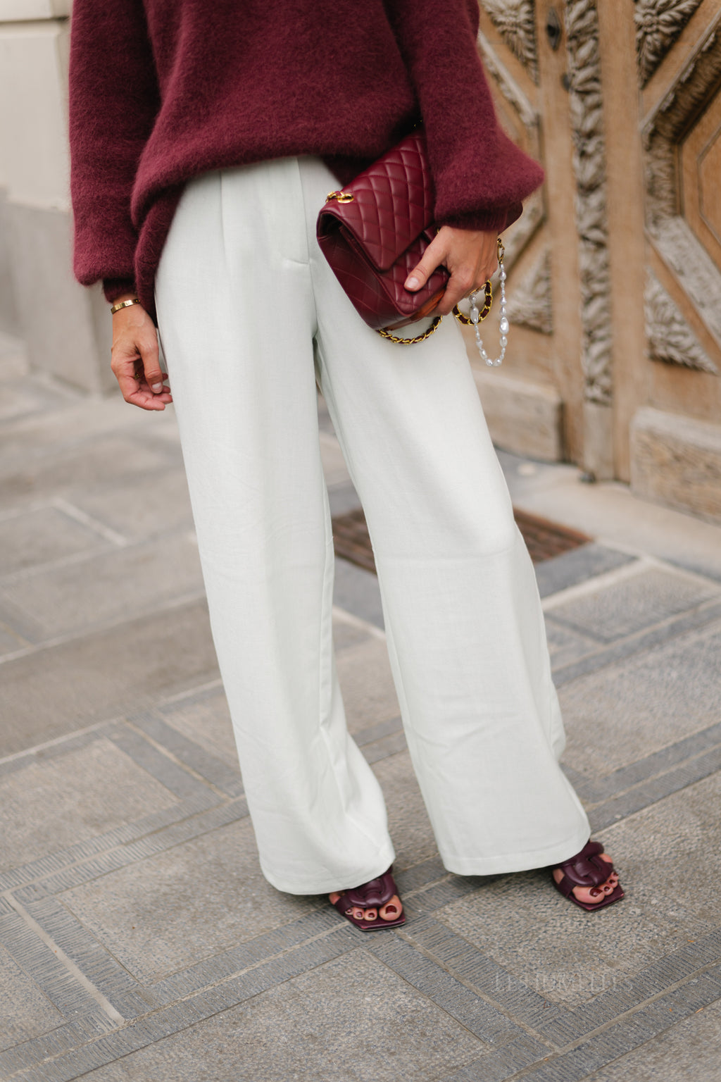 Vidaya HW tailored pant green lily