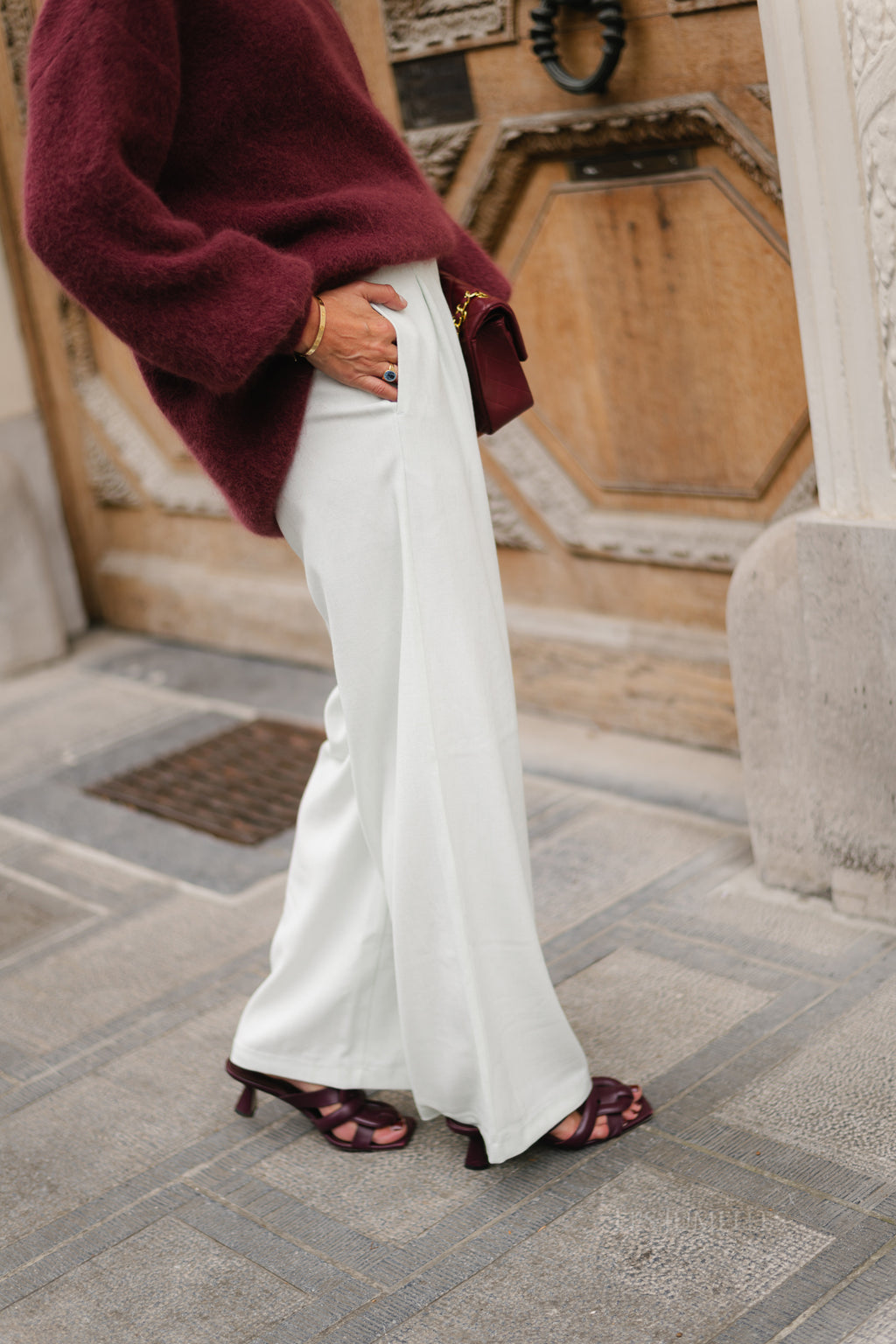 Vidaya HW tailored pant green lily