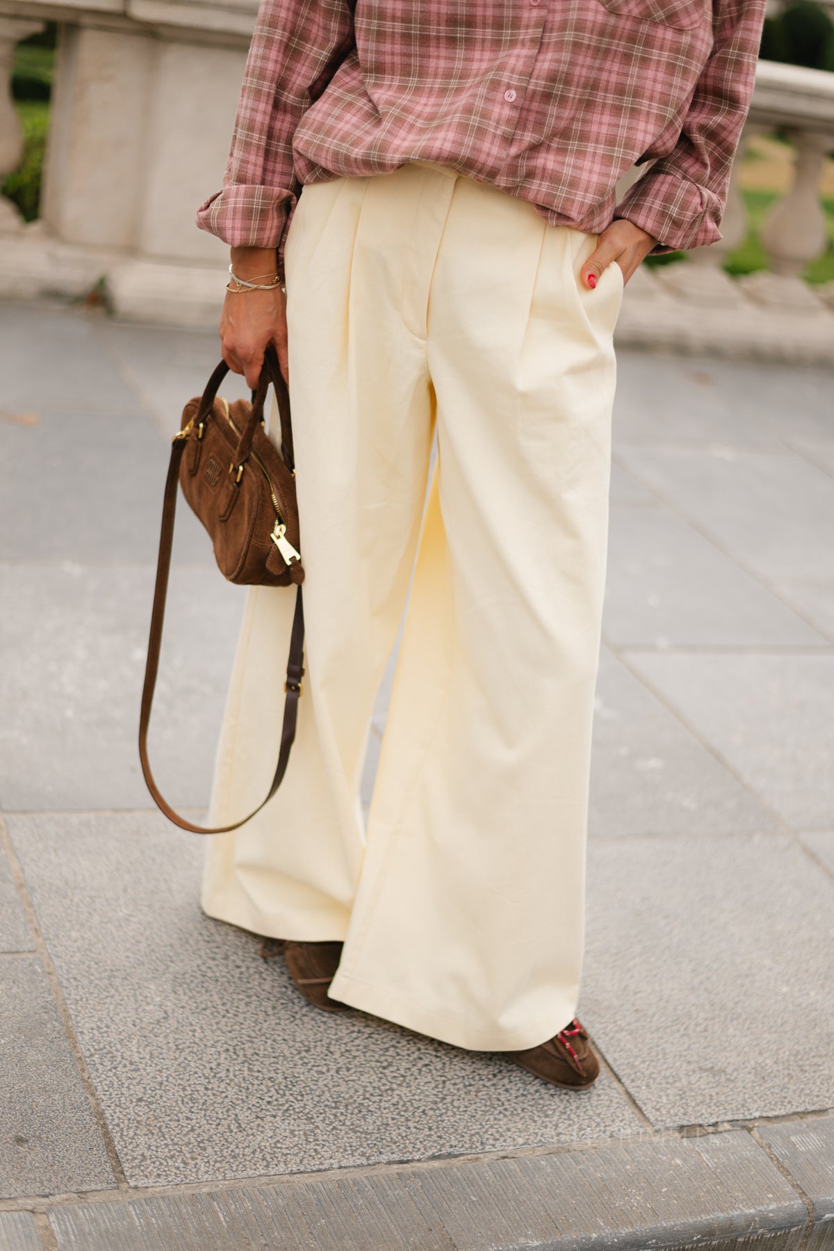Rose trousers butter yellow