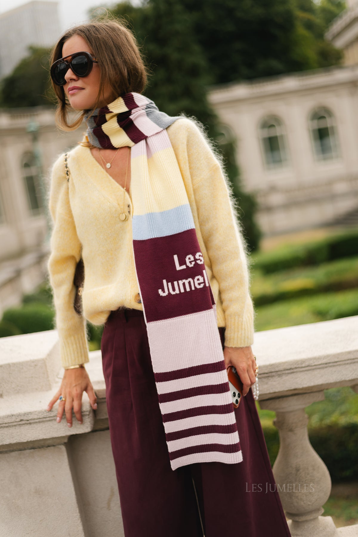 Les Jumelles scarf multicolor