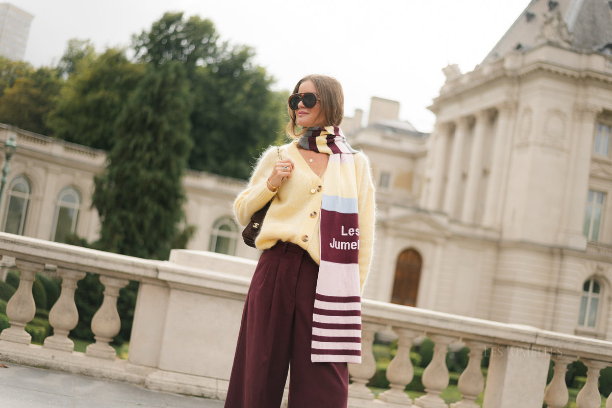Les Jumelles scarf multicolor