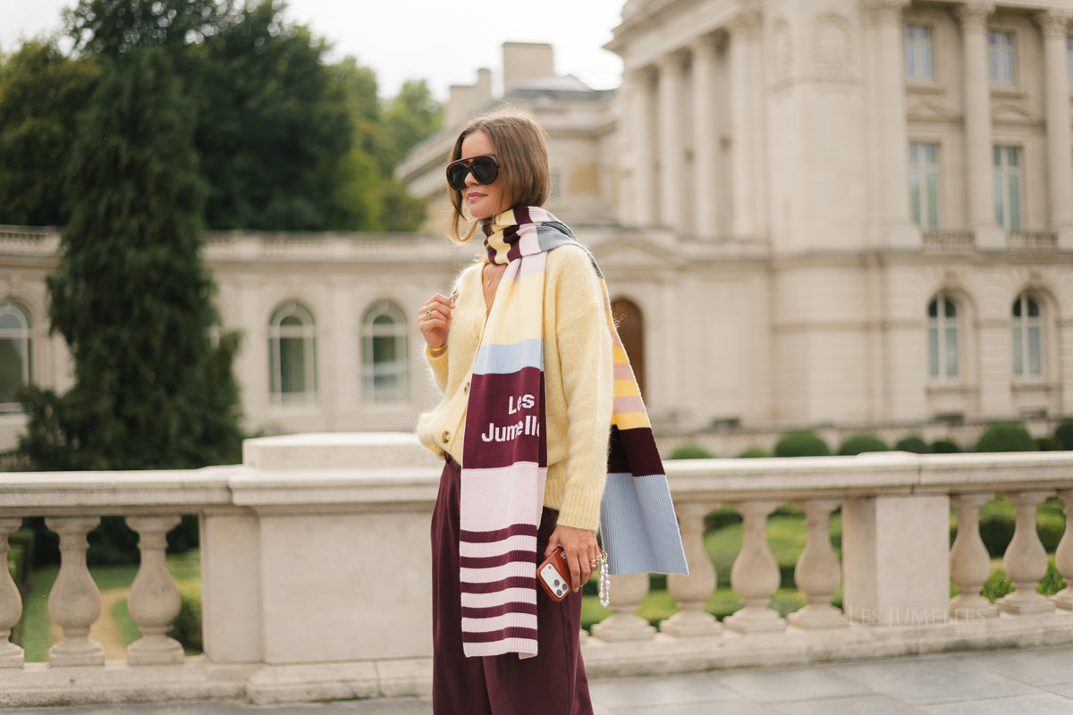 Les Jumelles scarf multicolor