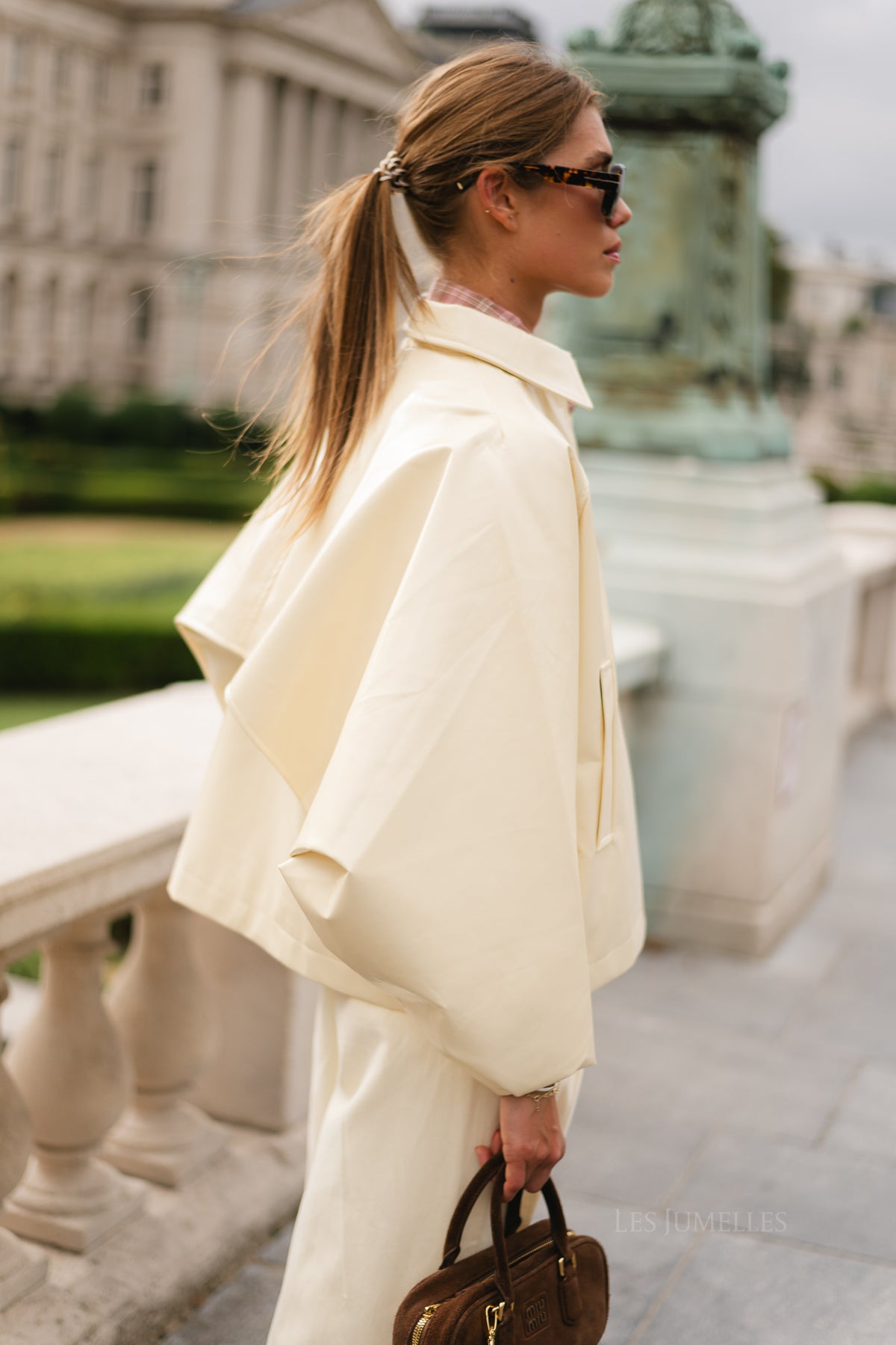 Jodie PU jacket butter yellow