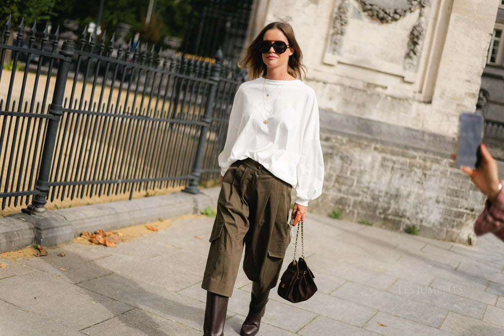 Callie cargo jorts khaki