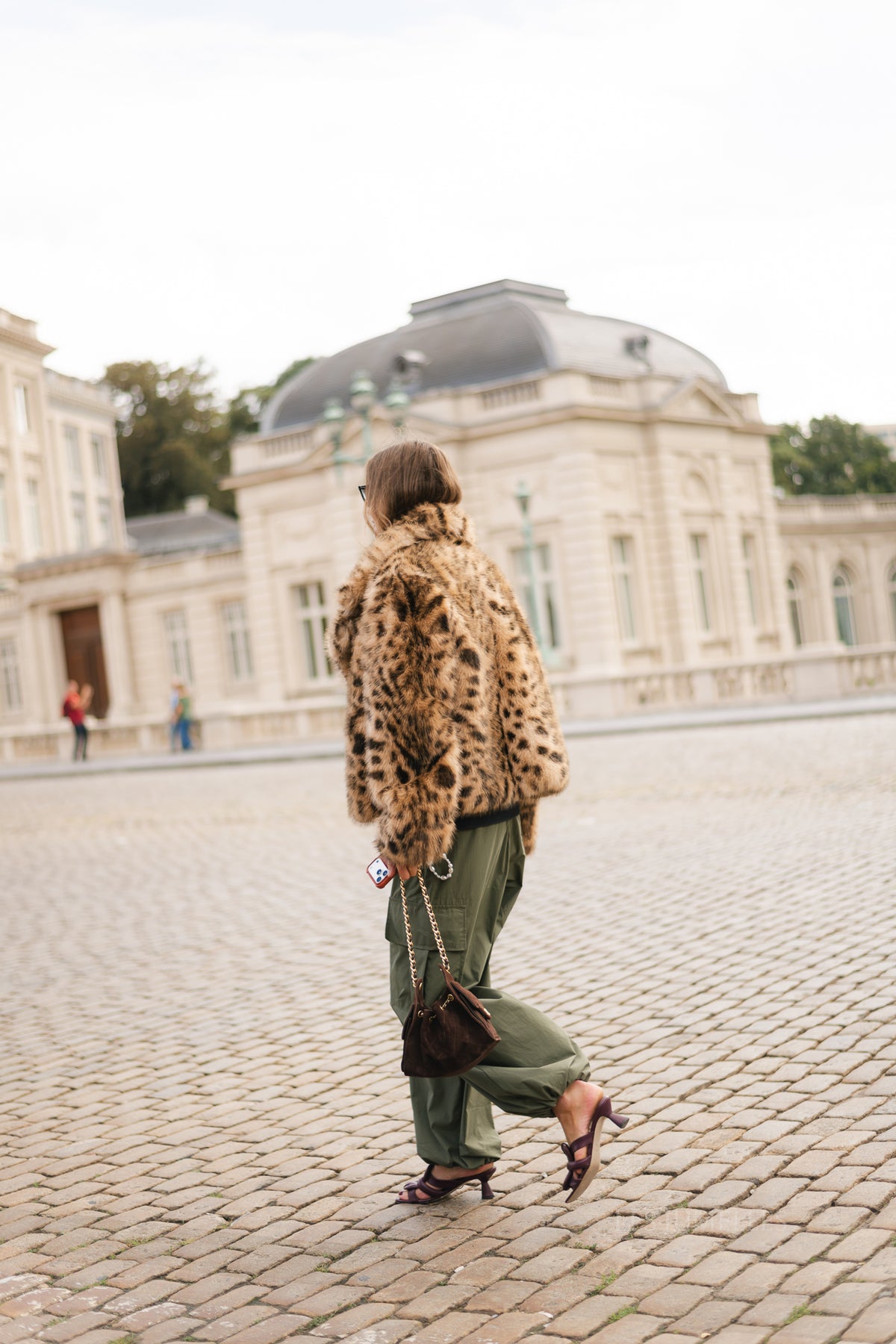 LarrieSW faux fur leopard jacket
