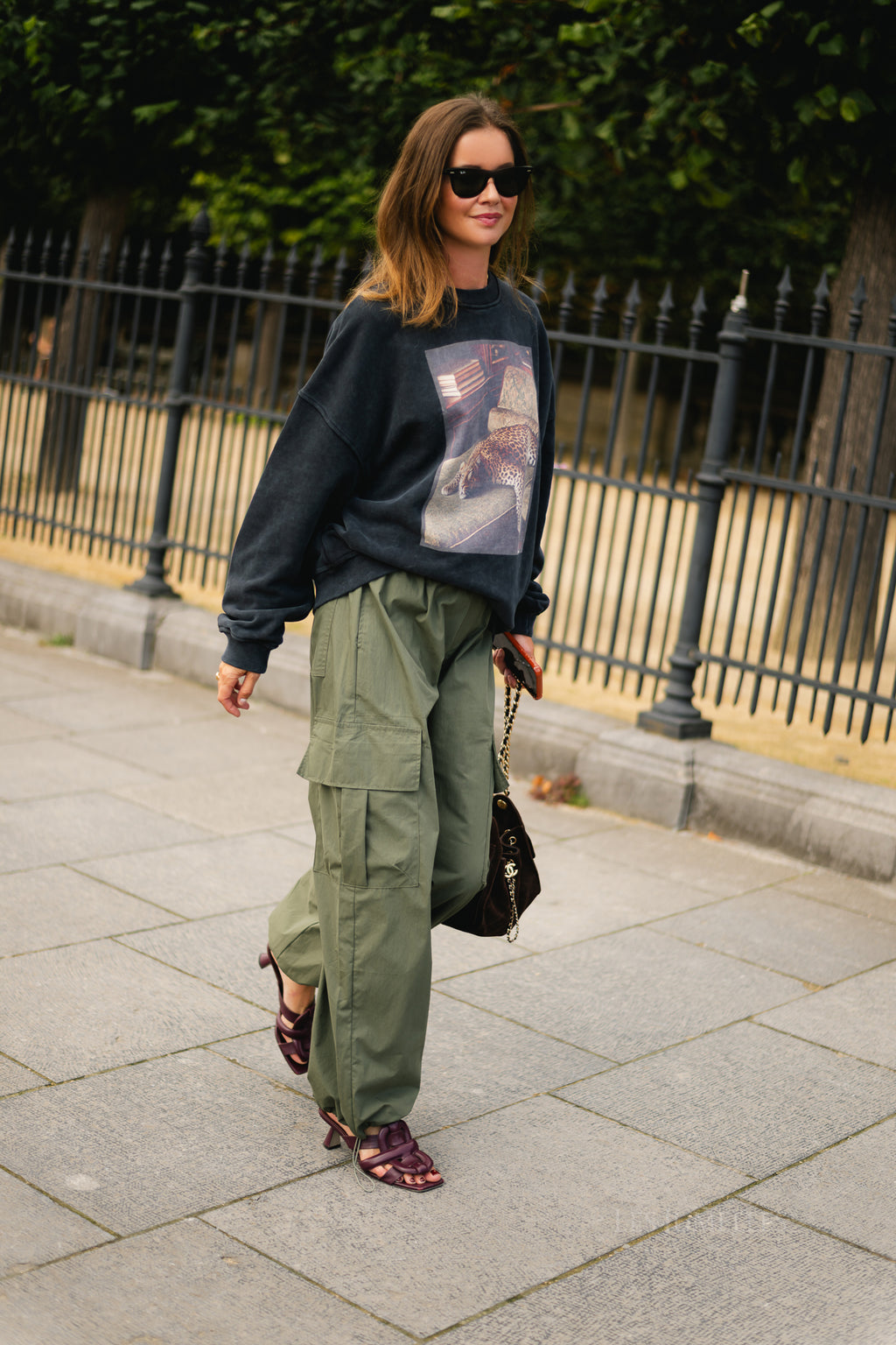 ParosSW oversized sweatshirt washed black