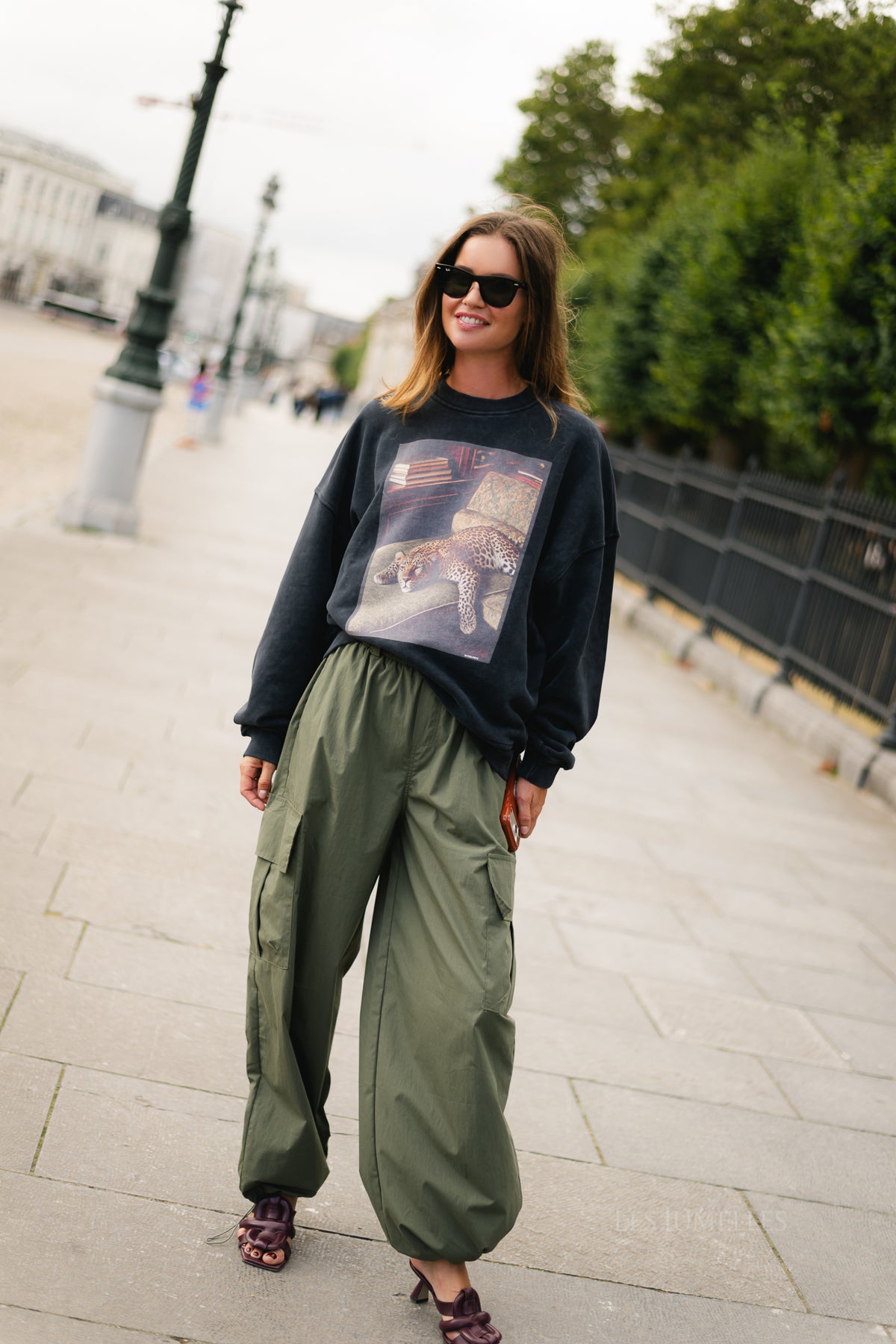 ParosSW oversized sweatshirt washed black
