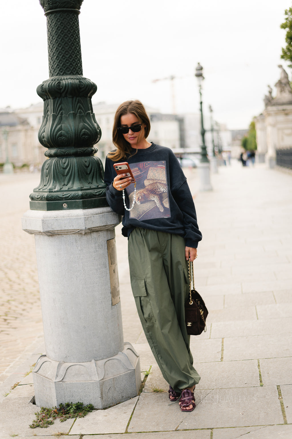 ParosSW oversized sweatshirt washed black