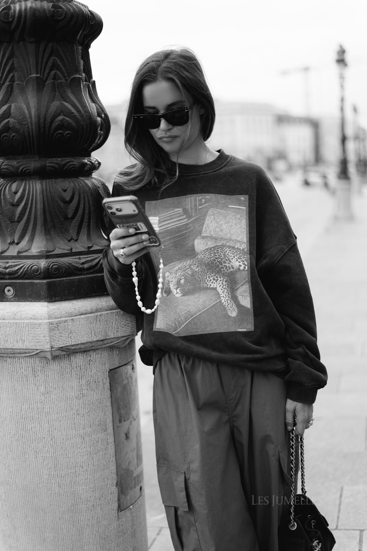 ParosSW oversized sweatshirt washed black