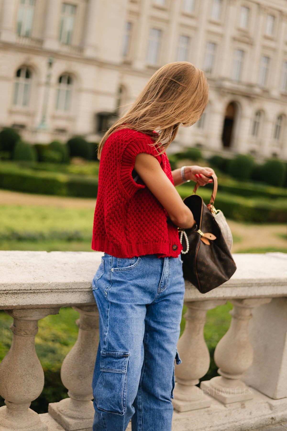 Lisa SL cardigan red