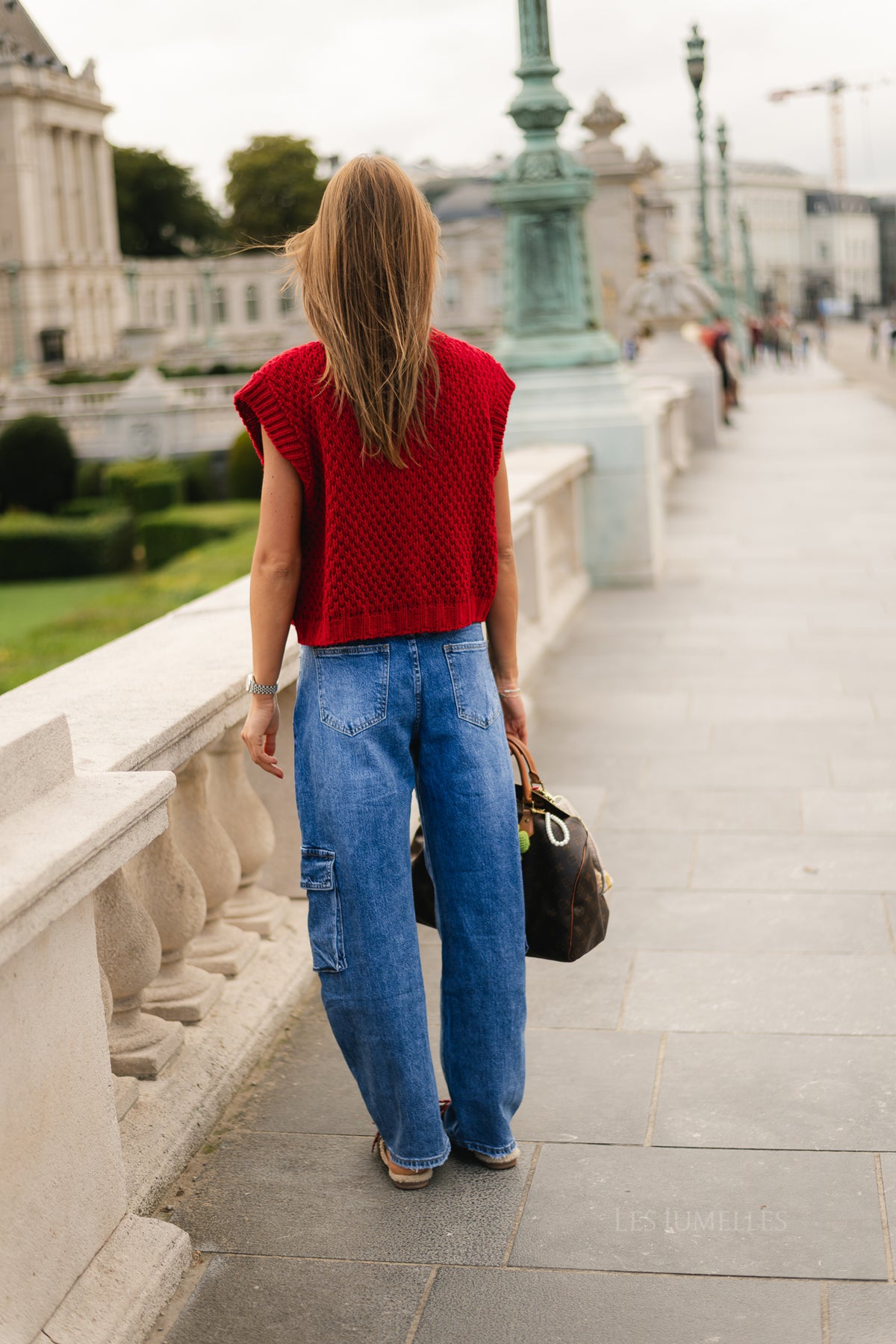 Lisa SL cardigan red