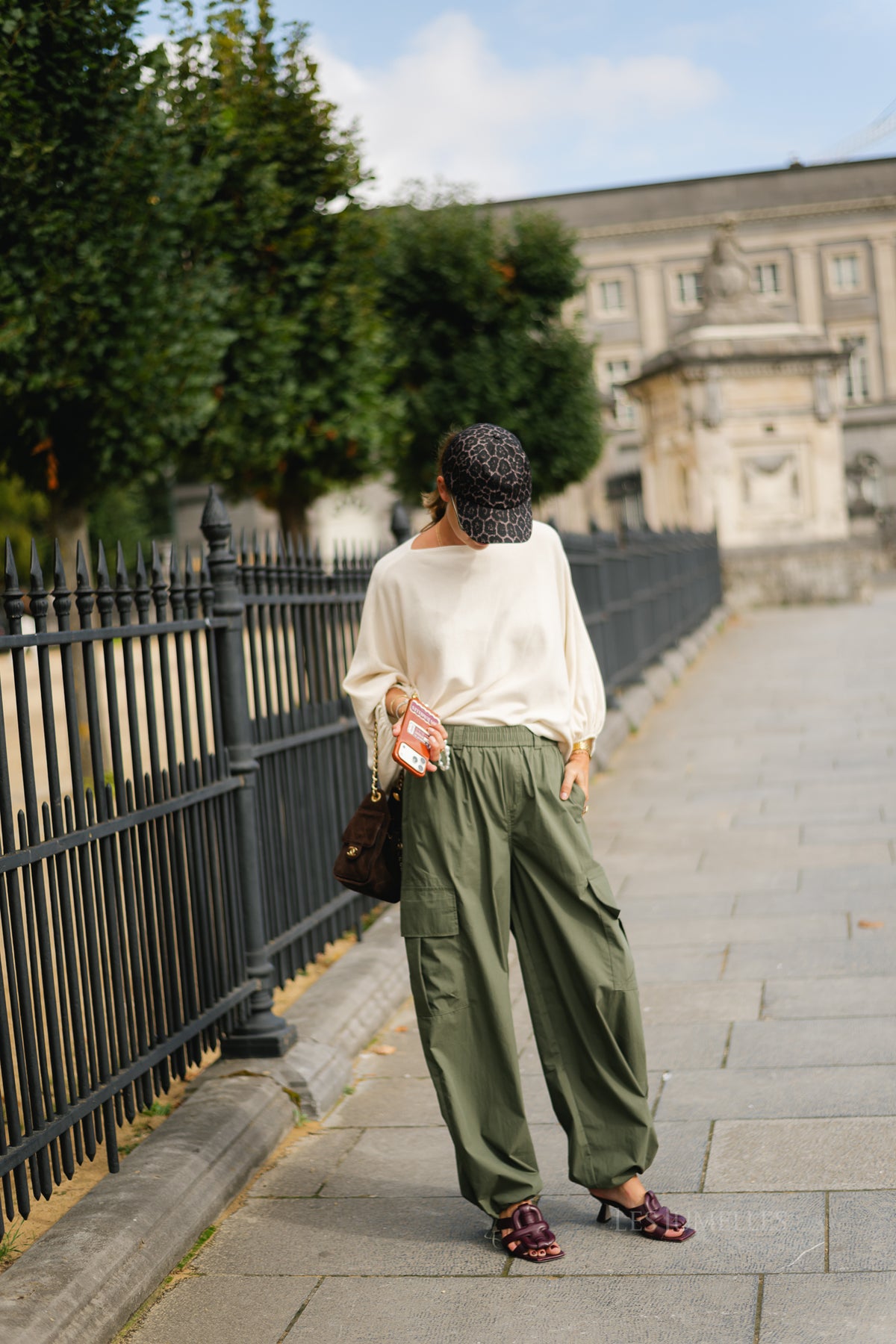 Charline cropped sweater ecru