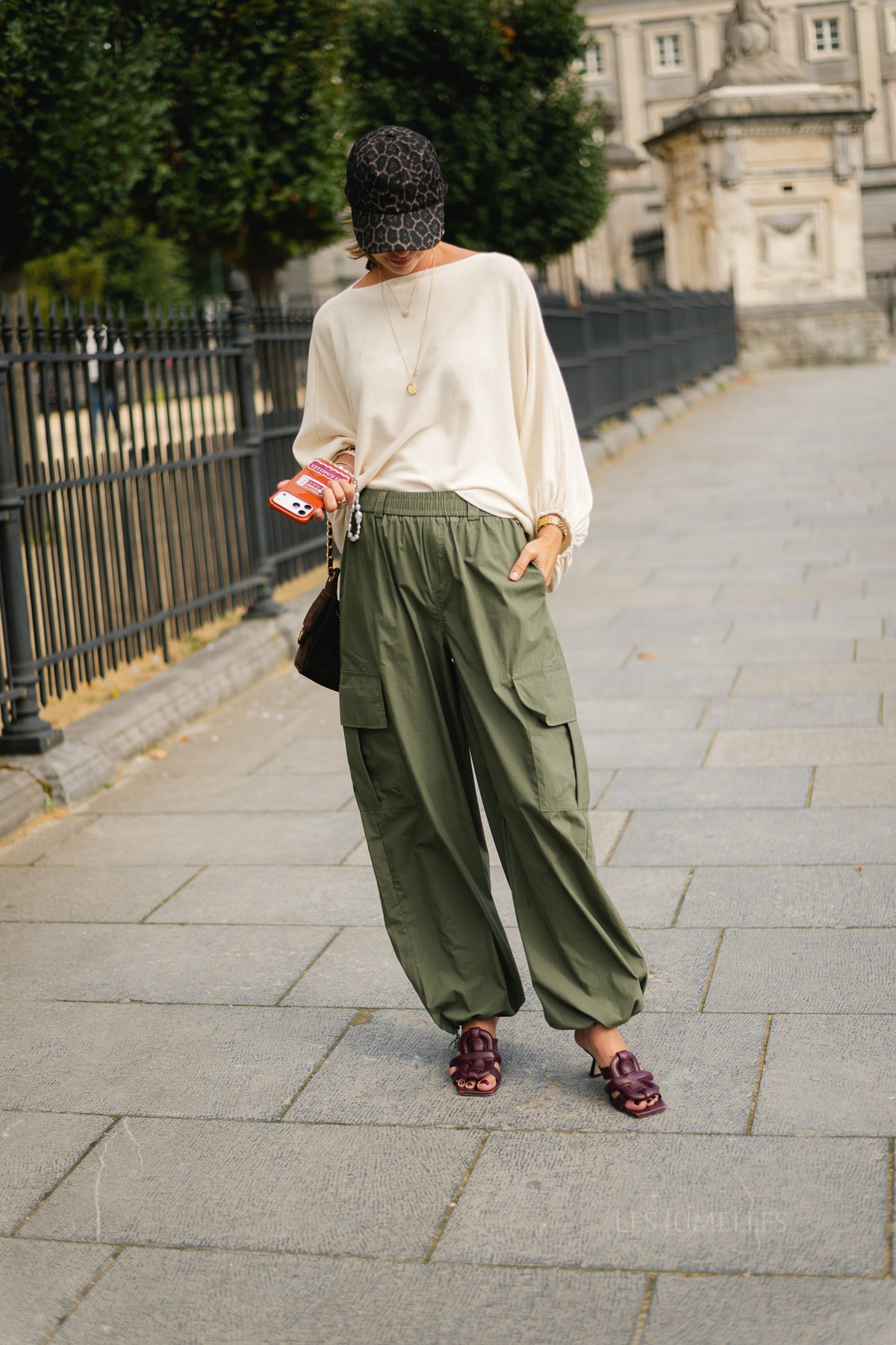 Charline cropped sweater ecru