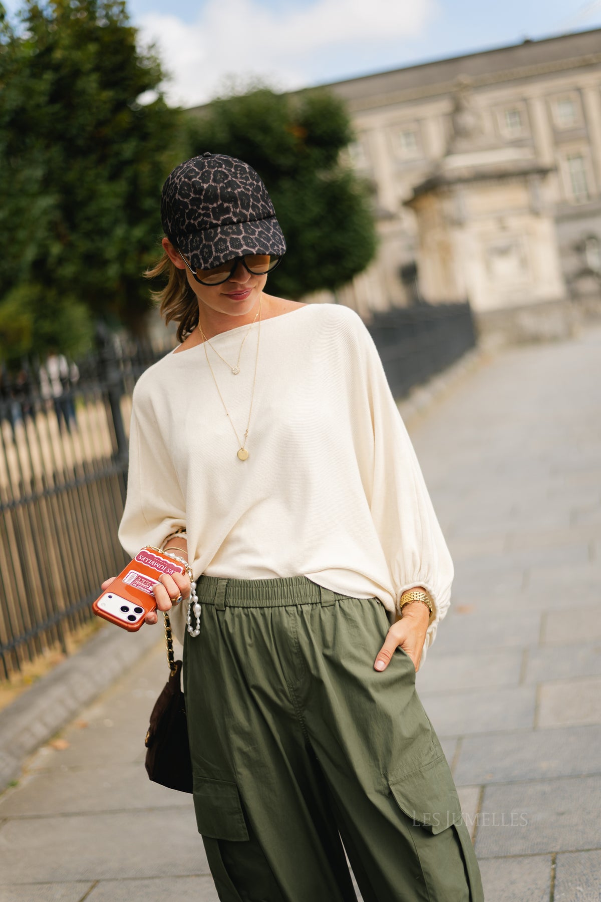 Charline cropped sweater ecru