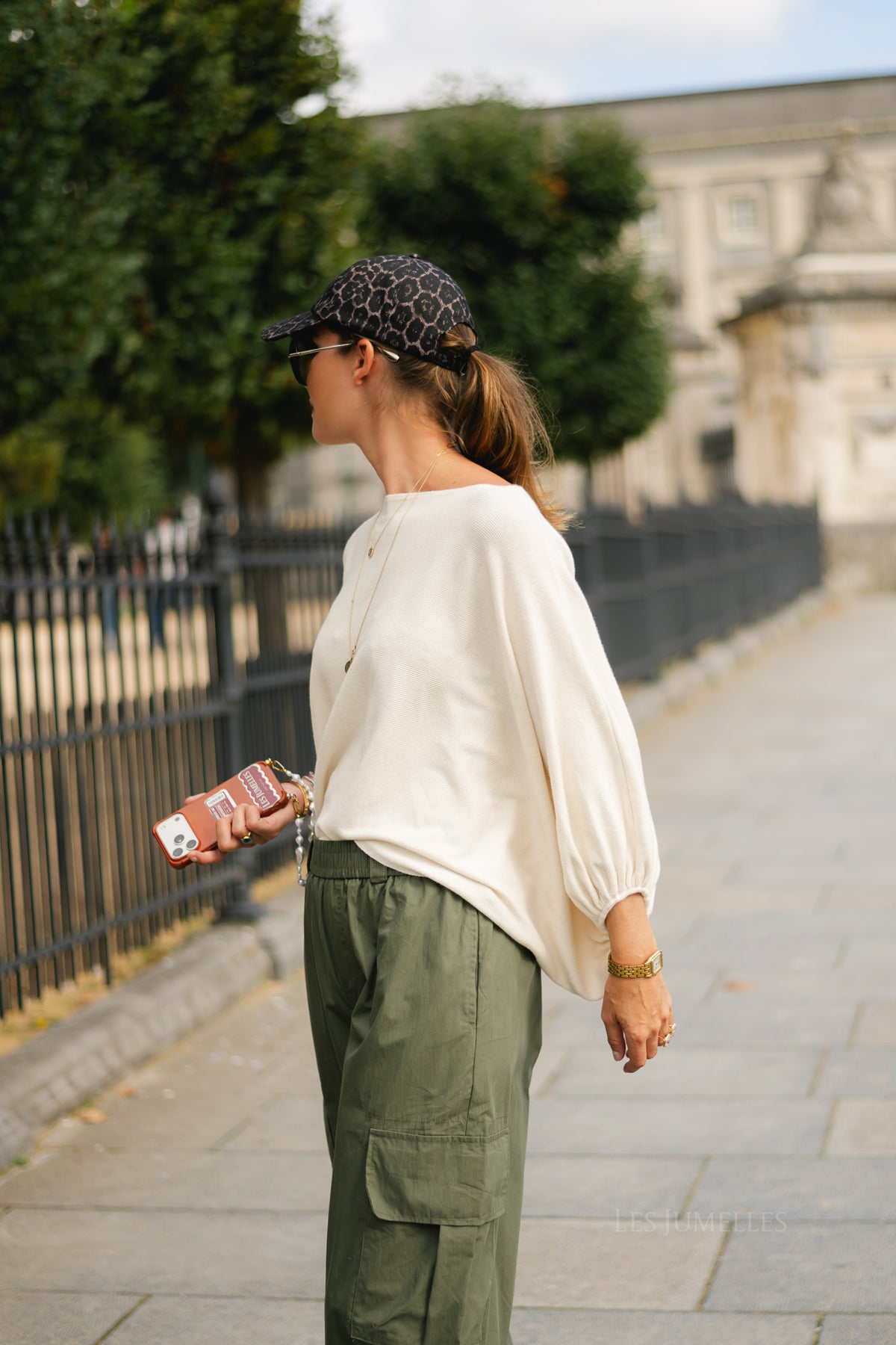 Charline cropped sweater ecru