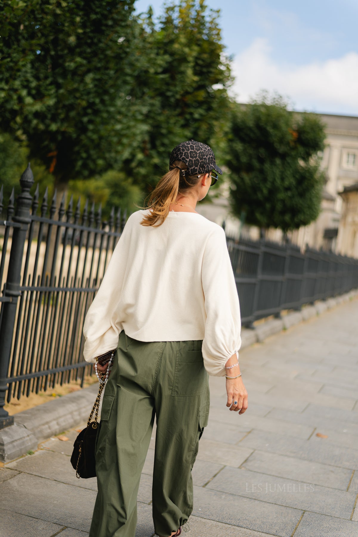 Charline cropped sweater ecru
