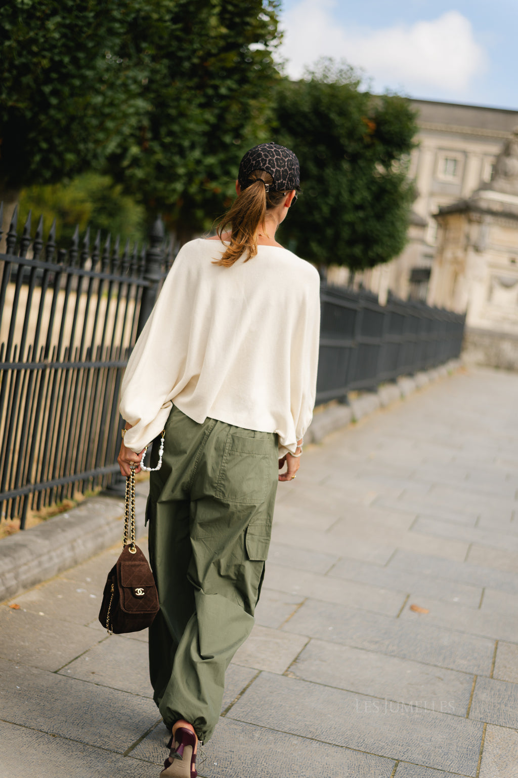 Charline cropped sweater ecru