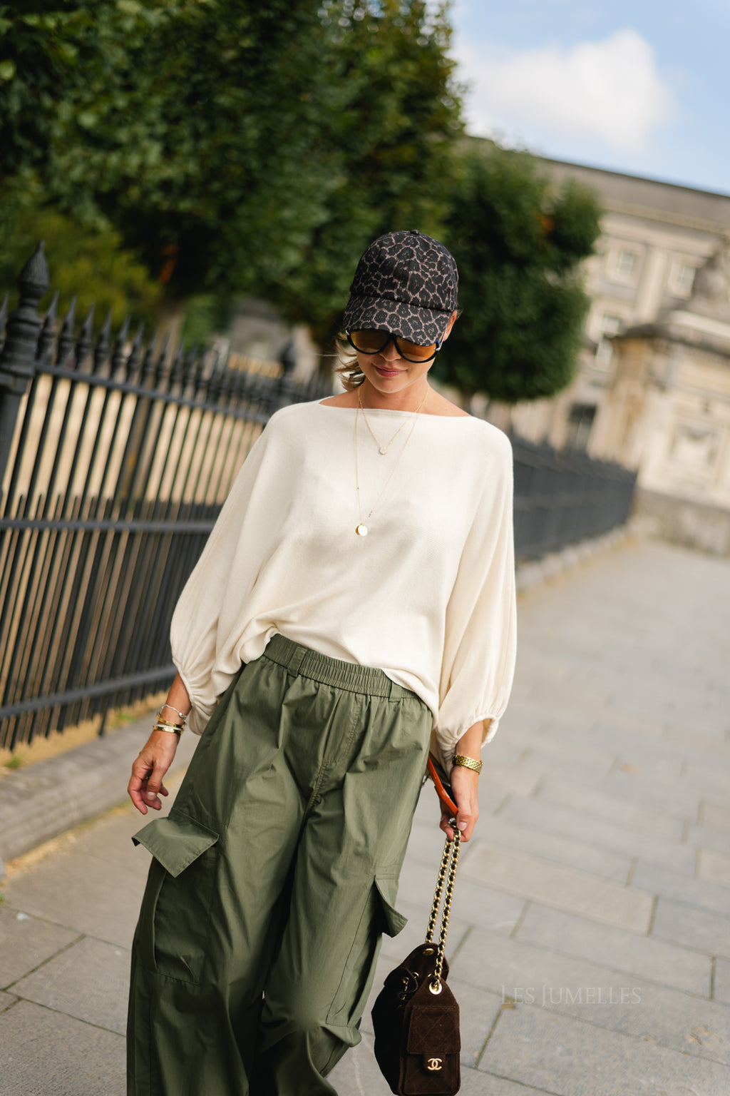 Charline cropped sweater ecru