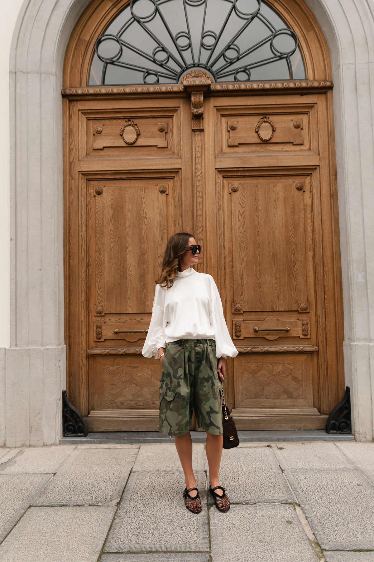 Blair bermuda camouflage print