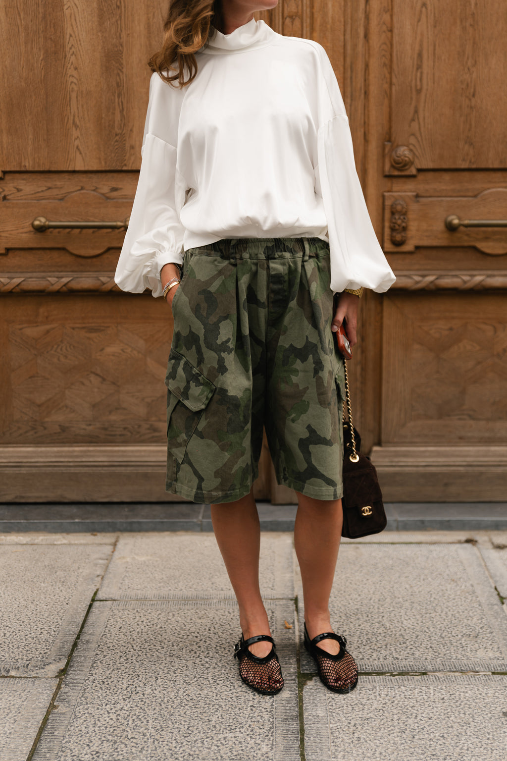 Blair bermuda camouflage print