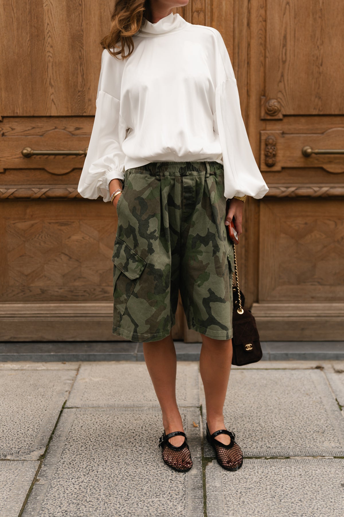 Blair bermuda camouflage print