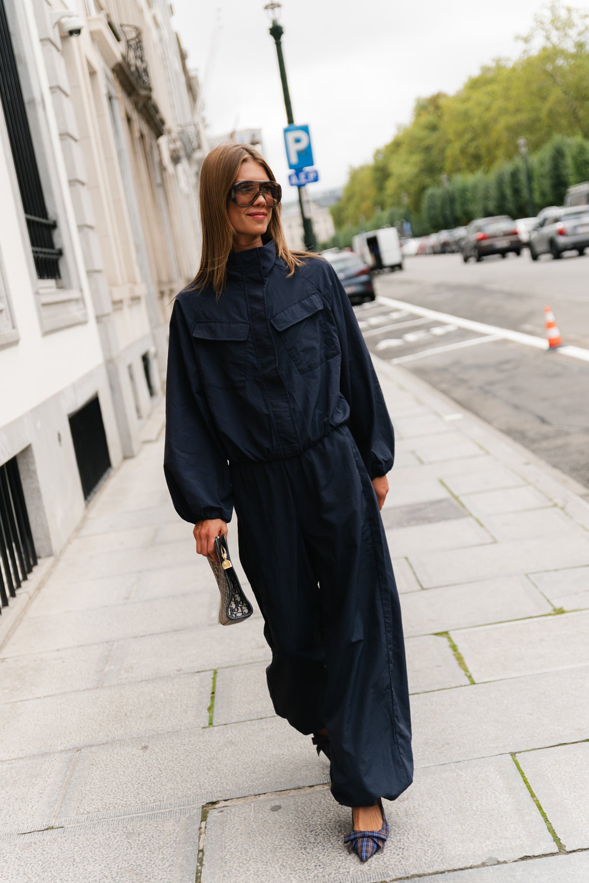 VISelma L/S jacket navy blazer