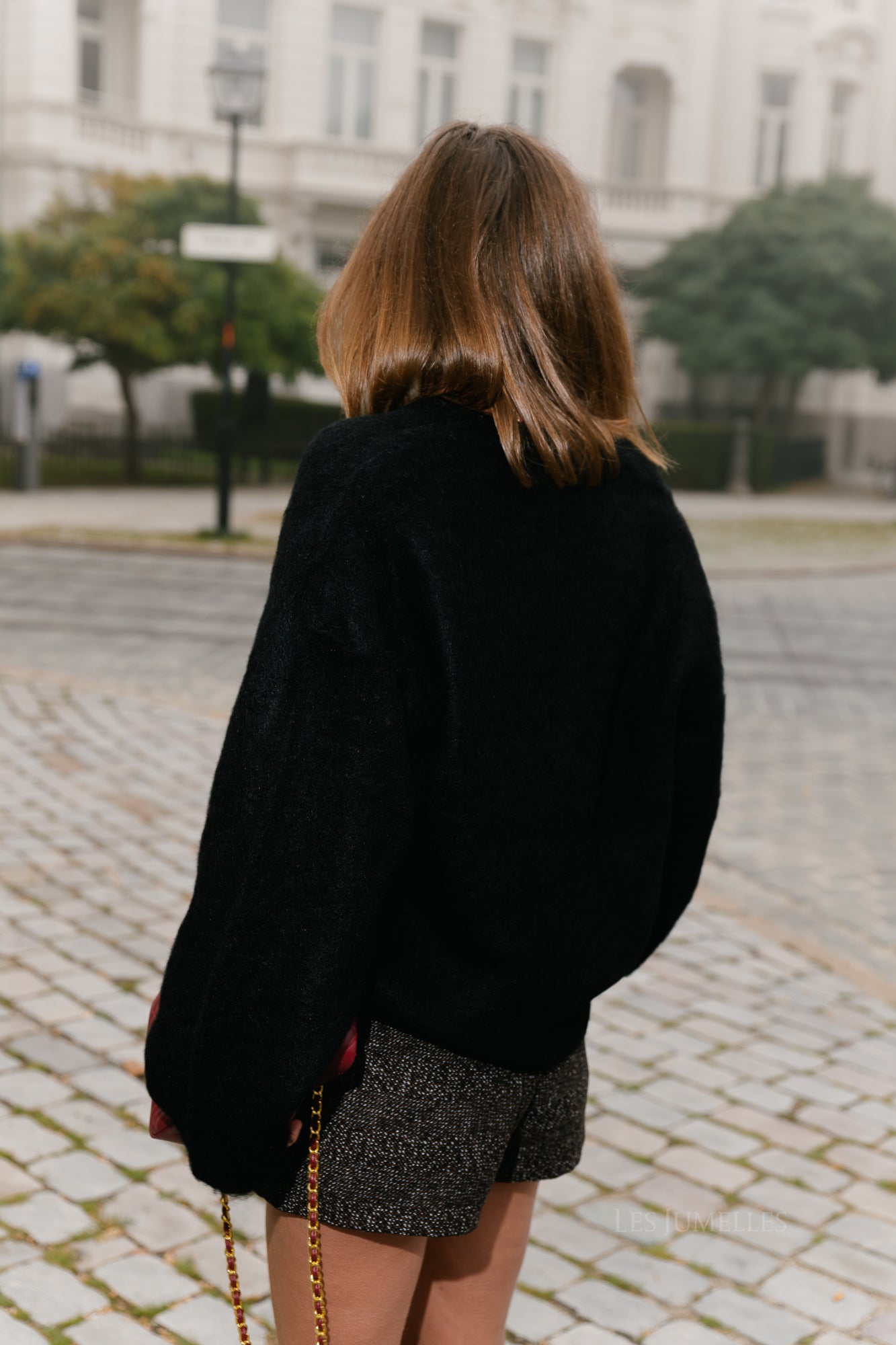 Onorina mohair cardigan black