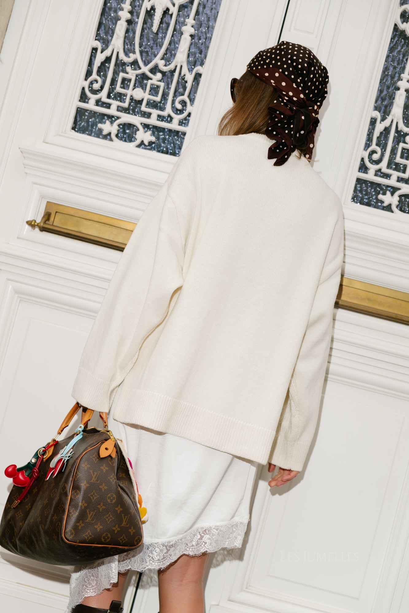 Danica wool jumper gardenia