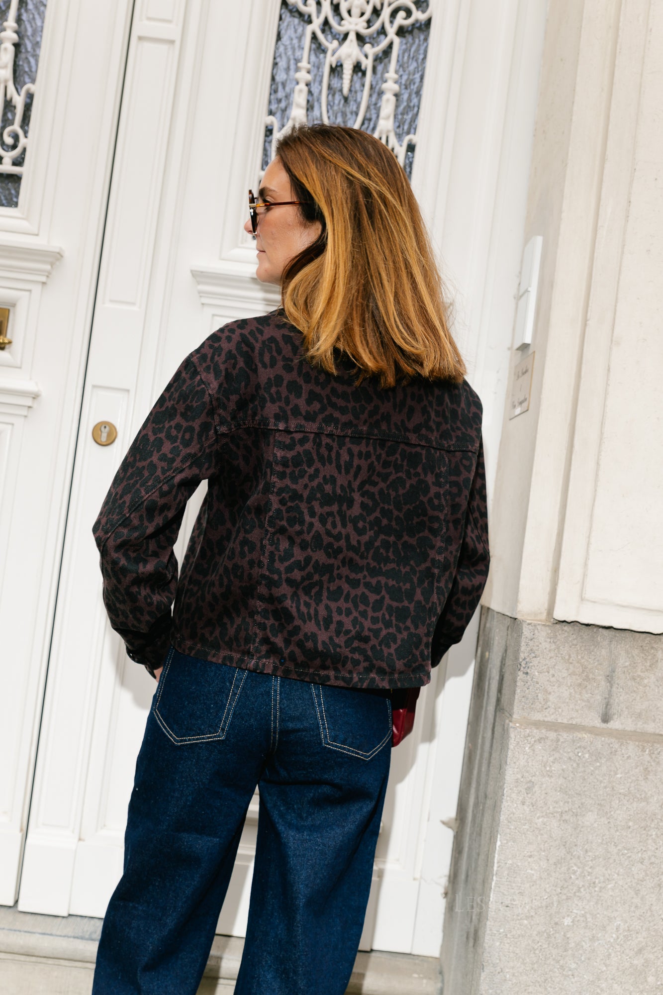 Wally jacket dark lexie leopard
