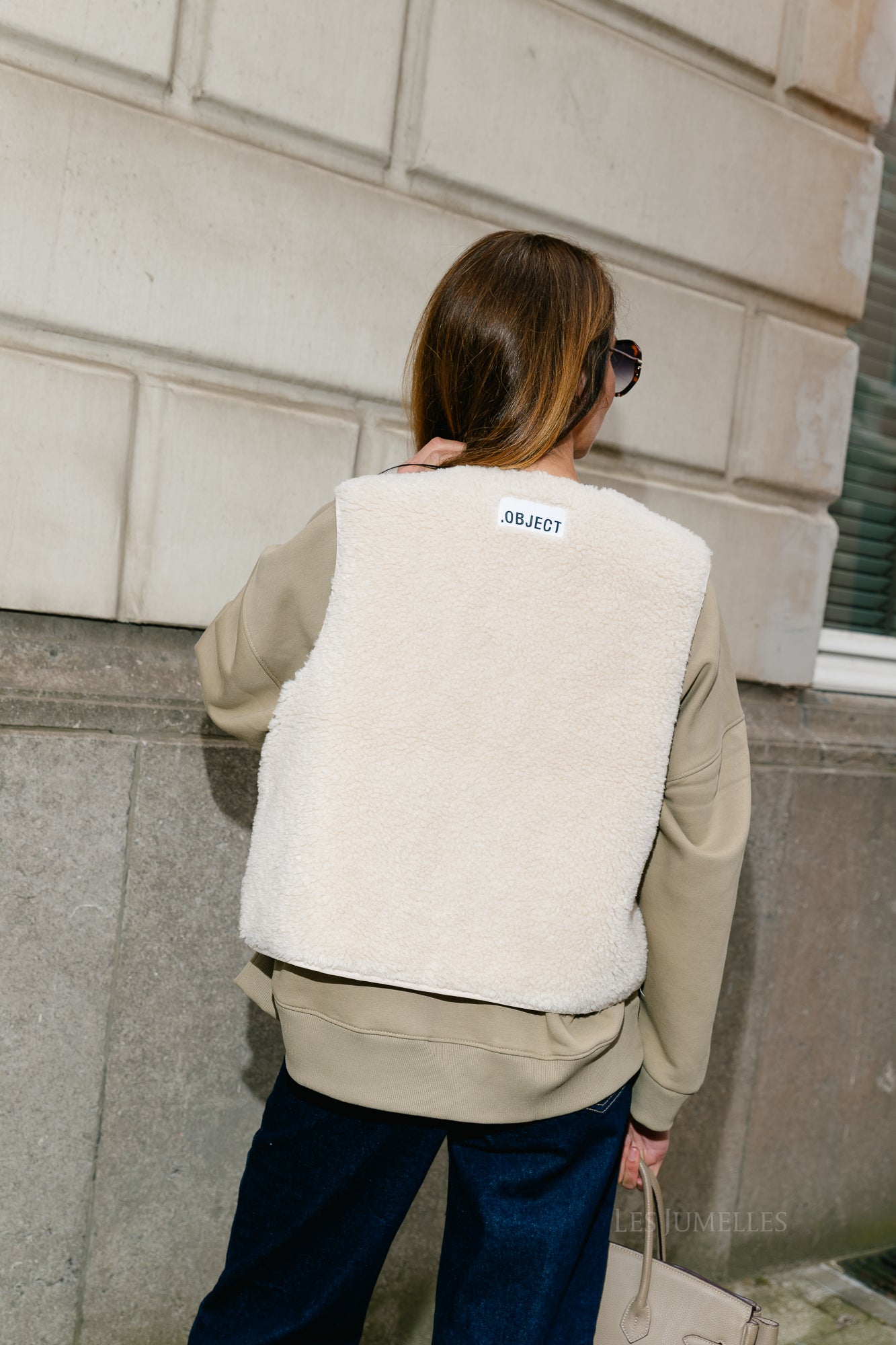 OBJElla new waistcoat sandshell