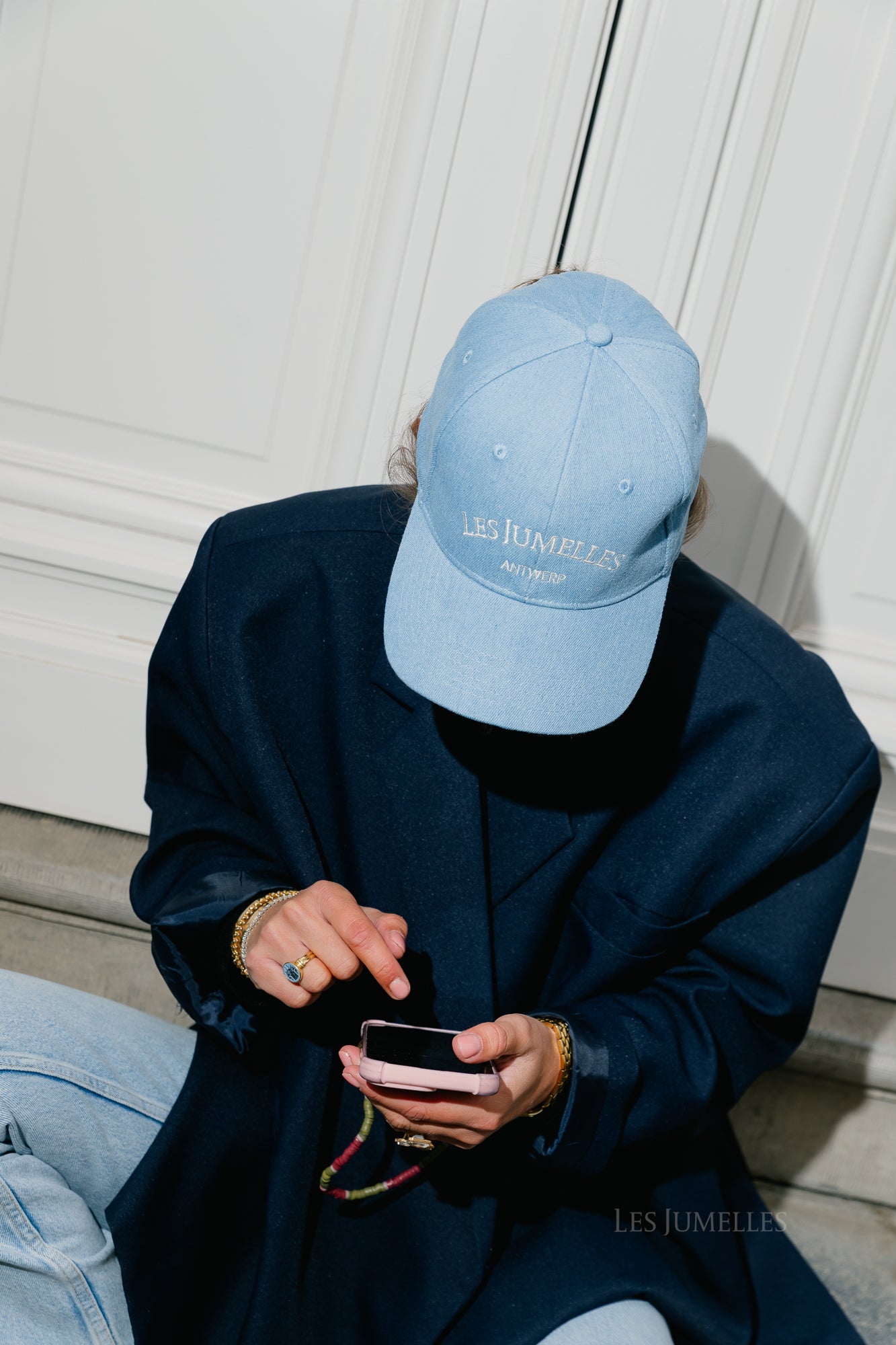 LJ Cap in Jeansblau