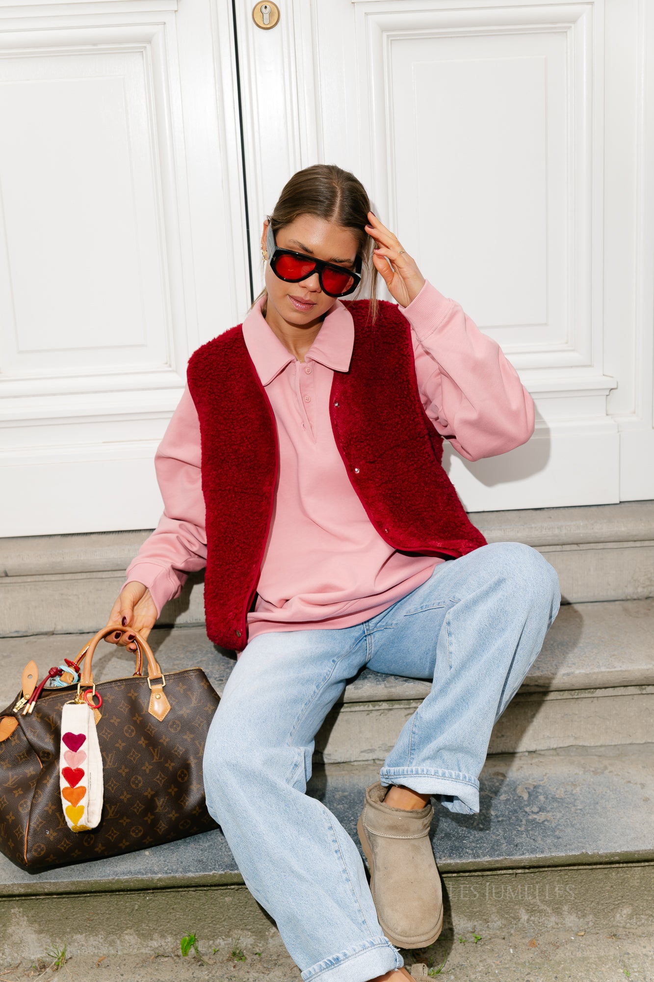 OBJElla new waistcoat karanda red