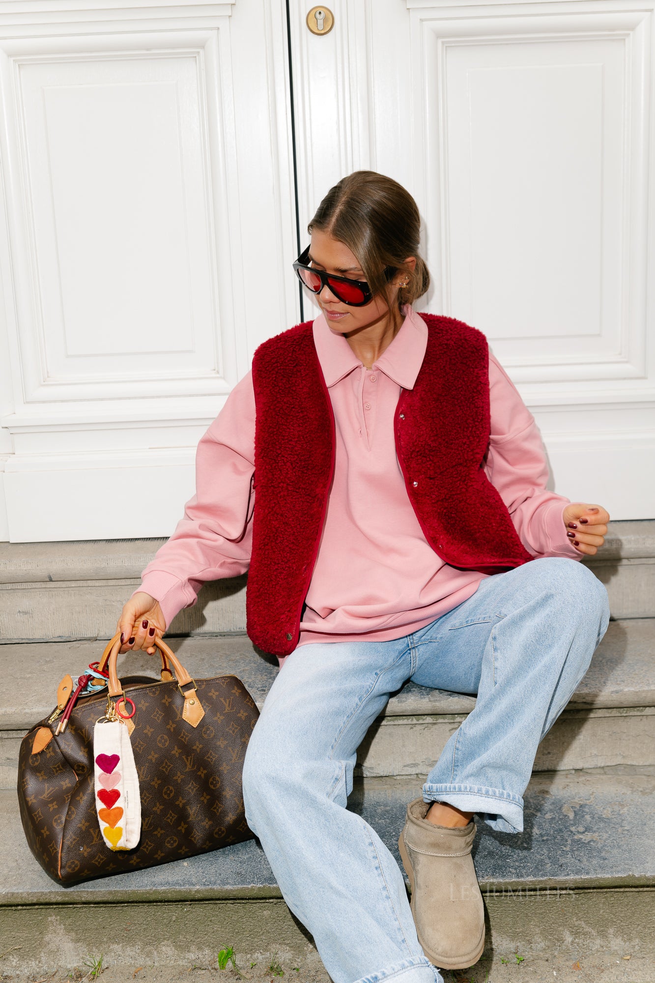 OBJElla new waistcoat karanda red