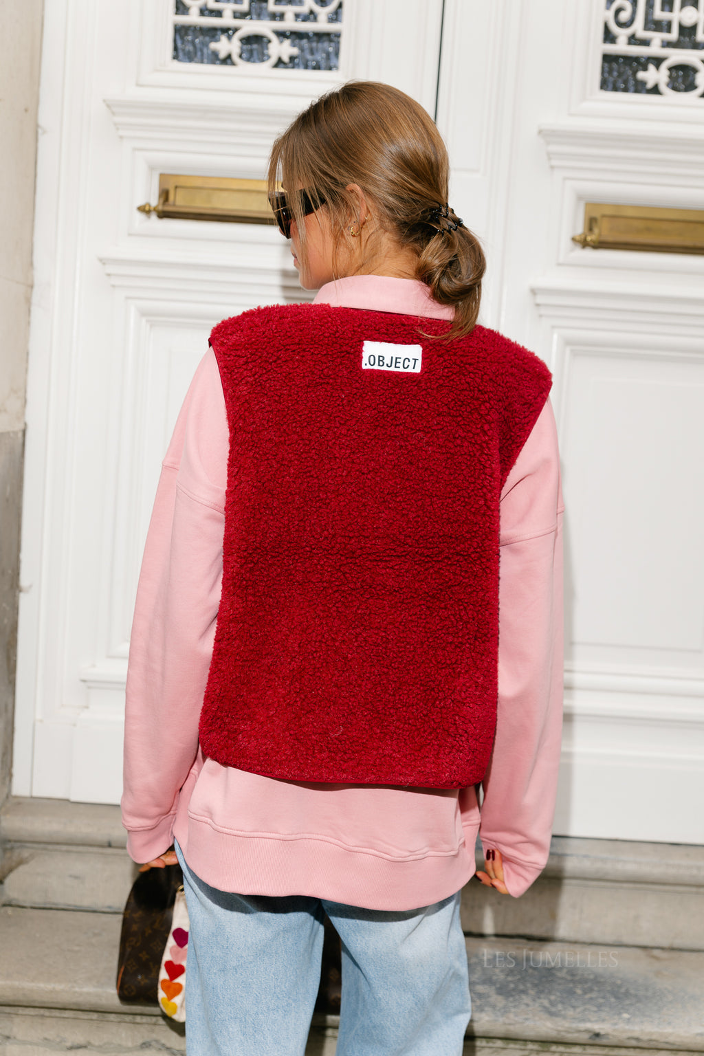 OBJElla new waistcoat karanda red