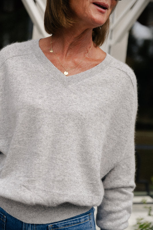 Les Jumelles Pull Maya gris