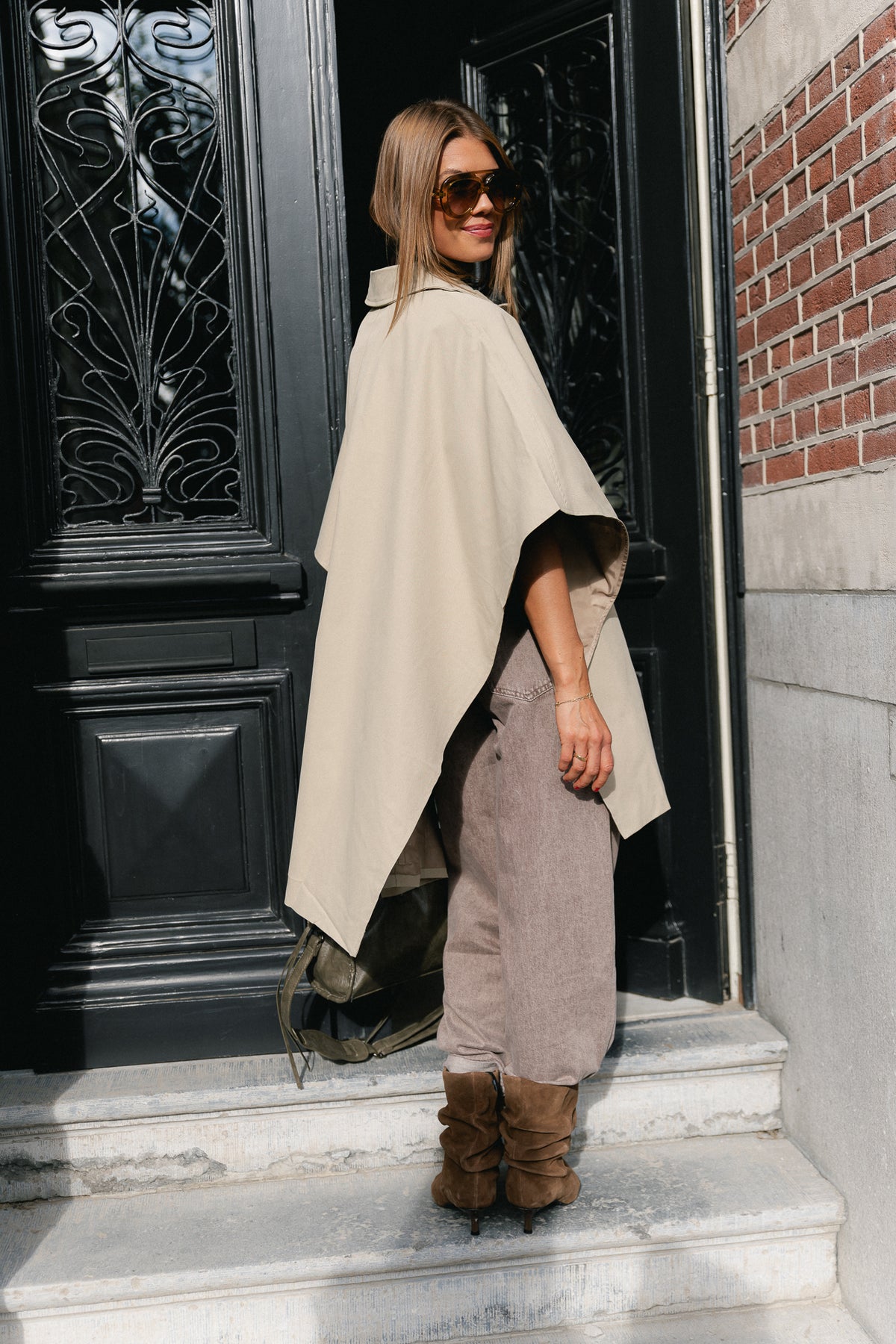 Dottie cape beige