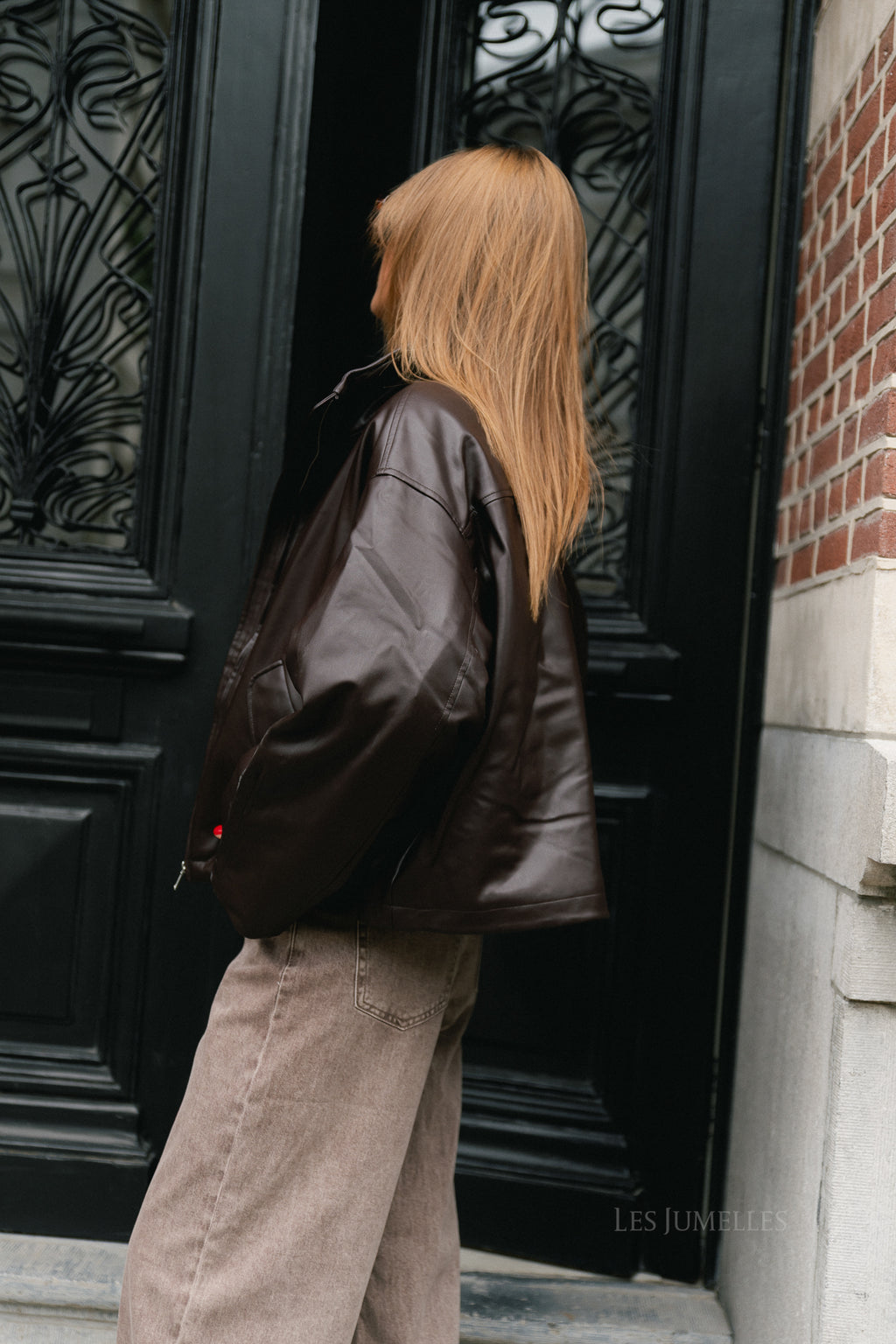 Paisley jacket chocolate plum