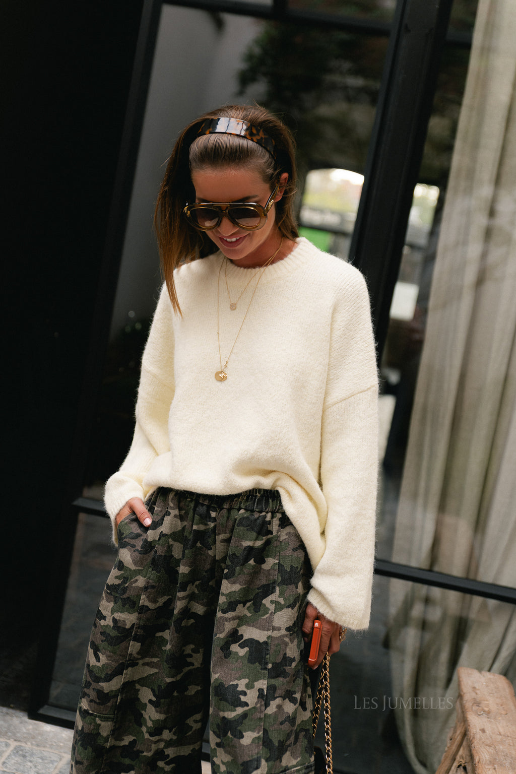 Oversize Ulva jumper flan