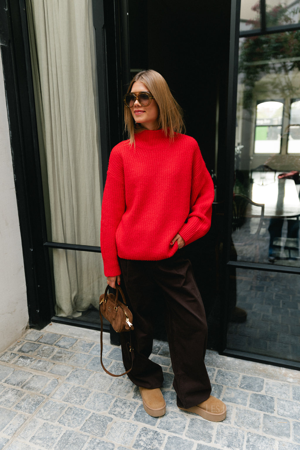 Beth jumper barbados cherry