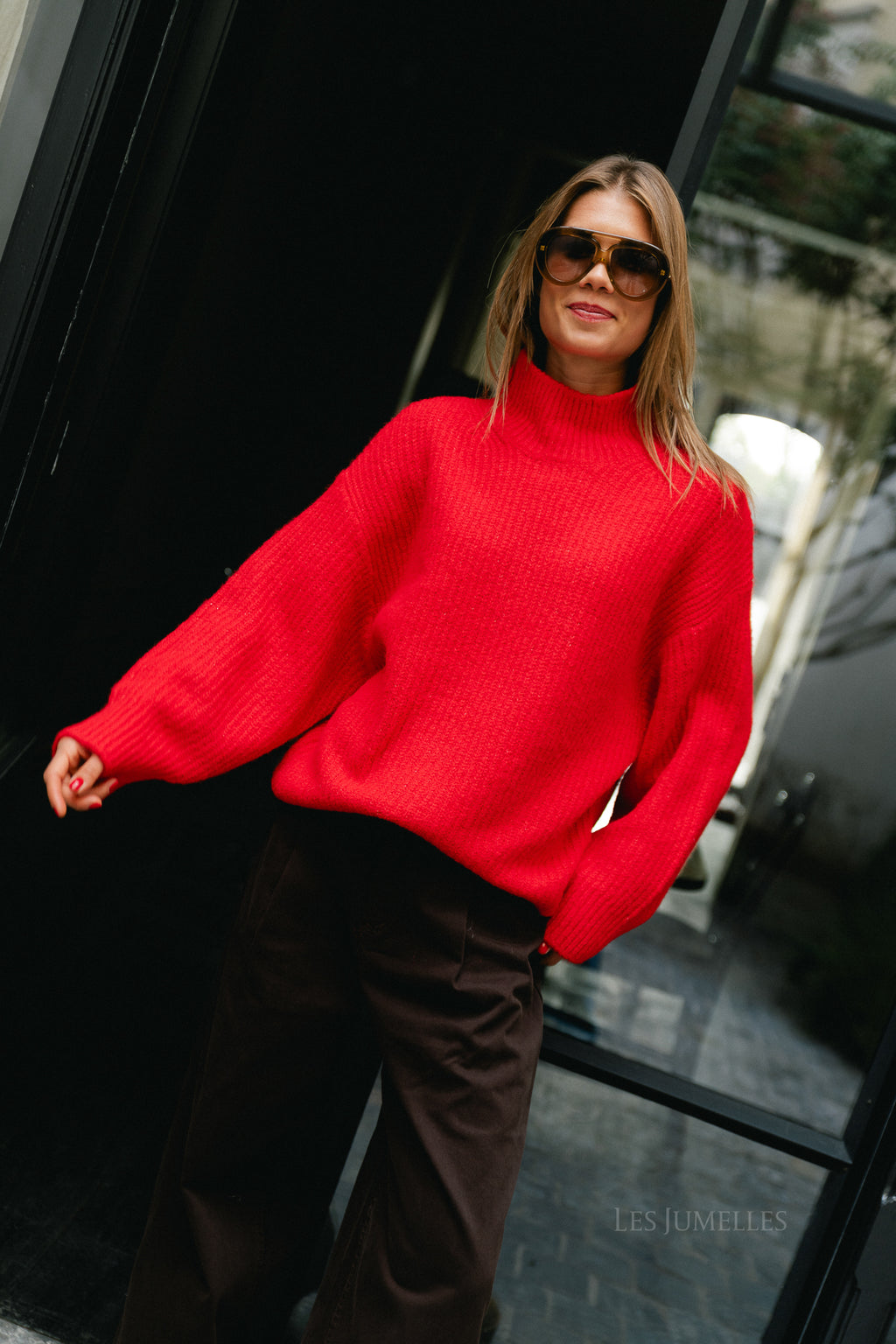 Beth jumper barbados cherry