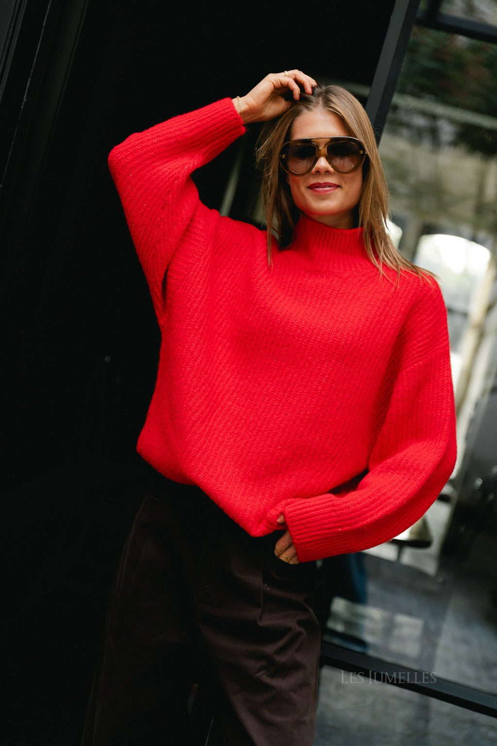 Beth jumper barbados cherry
