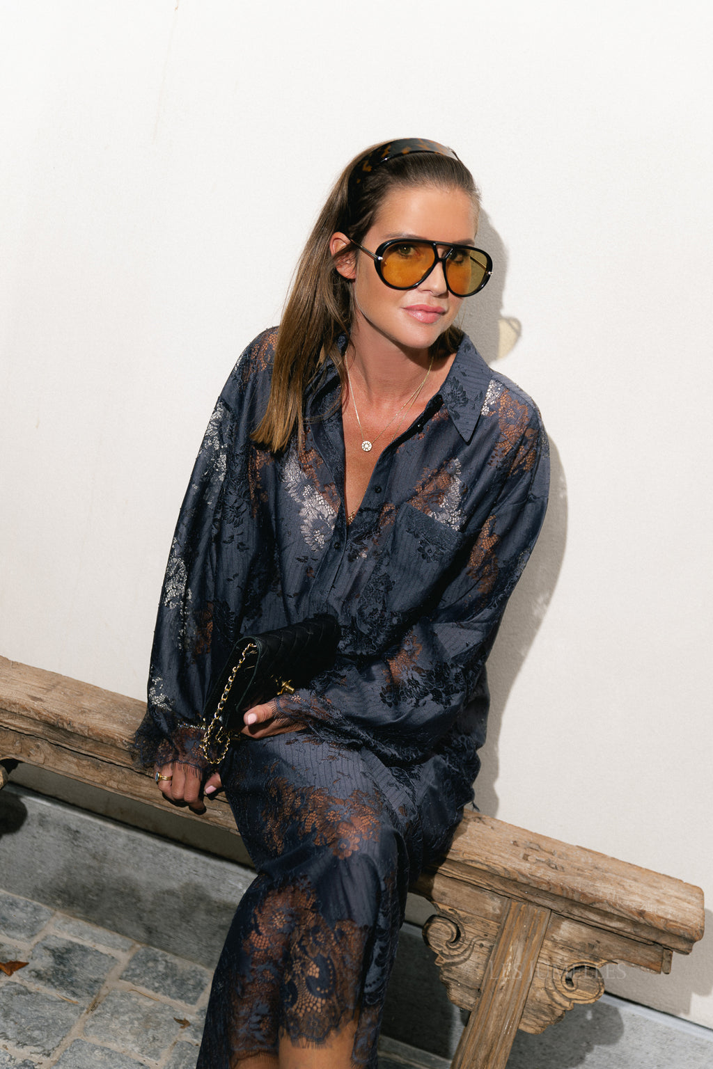 Mira blouse graphite