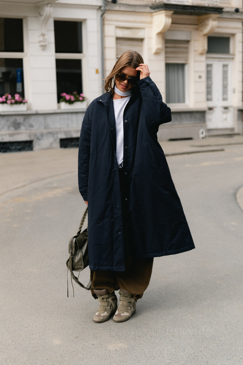 Audrey coat navy blue