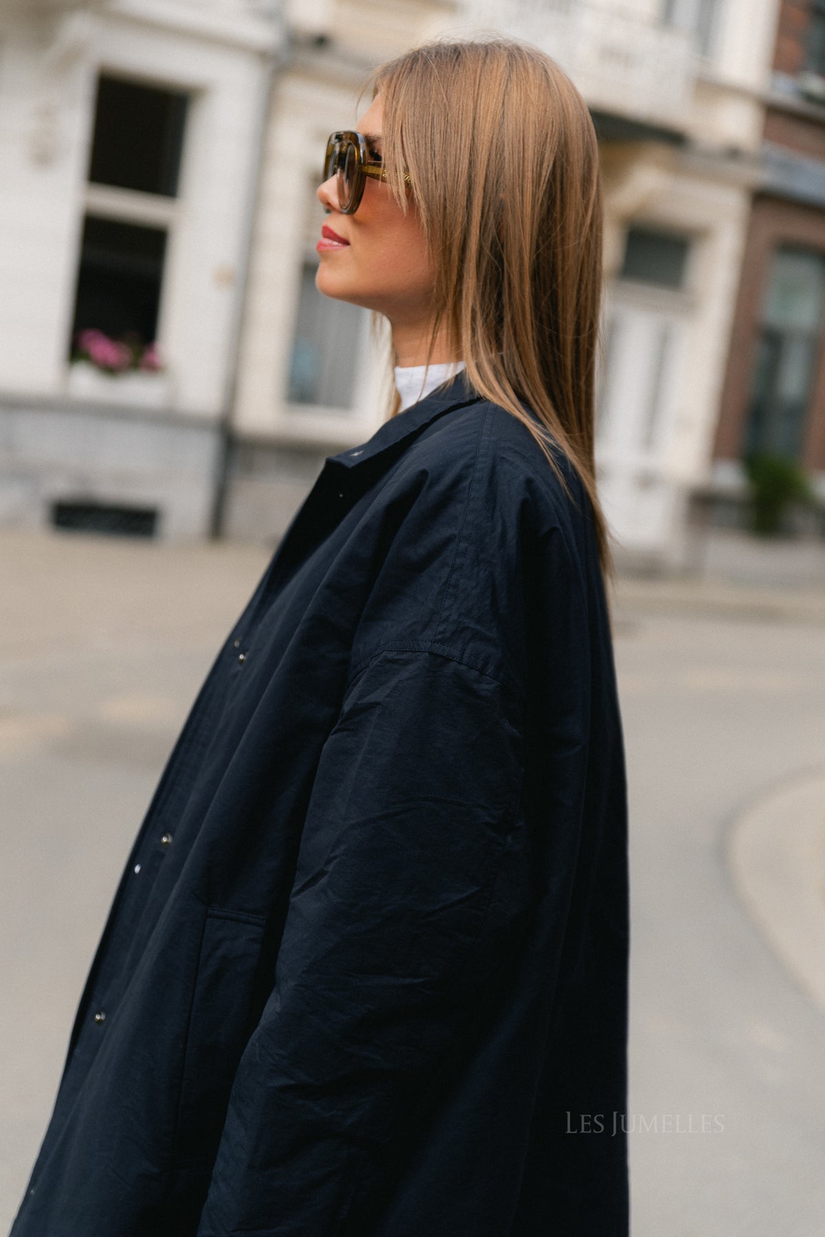 Audrey coat navy blue