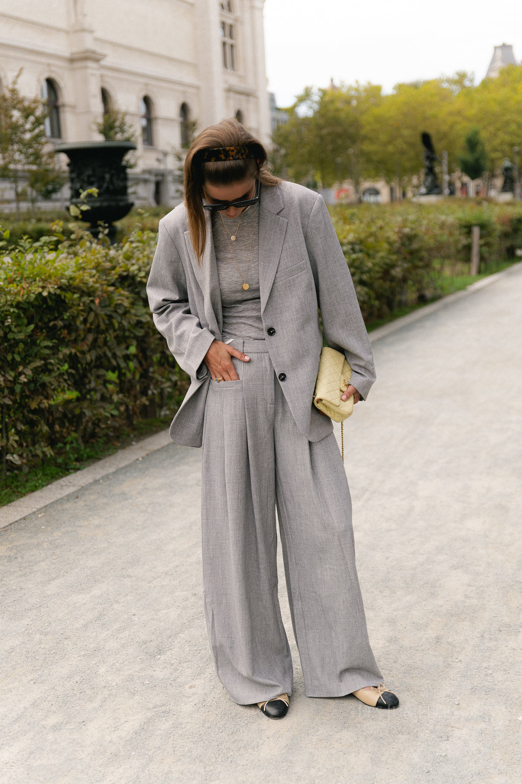 Kelani blazer grey melange