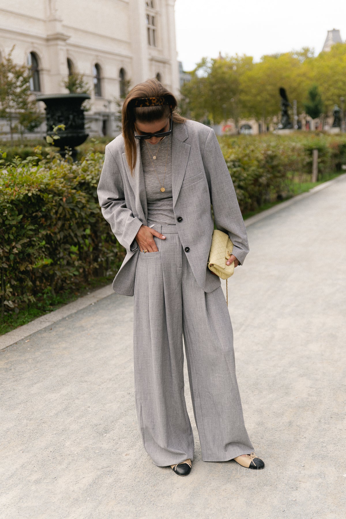 Kelani blazer grey melange