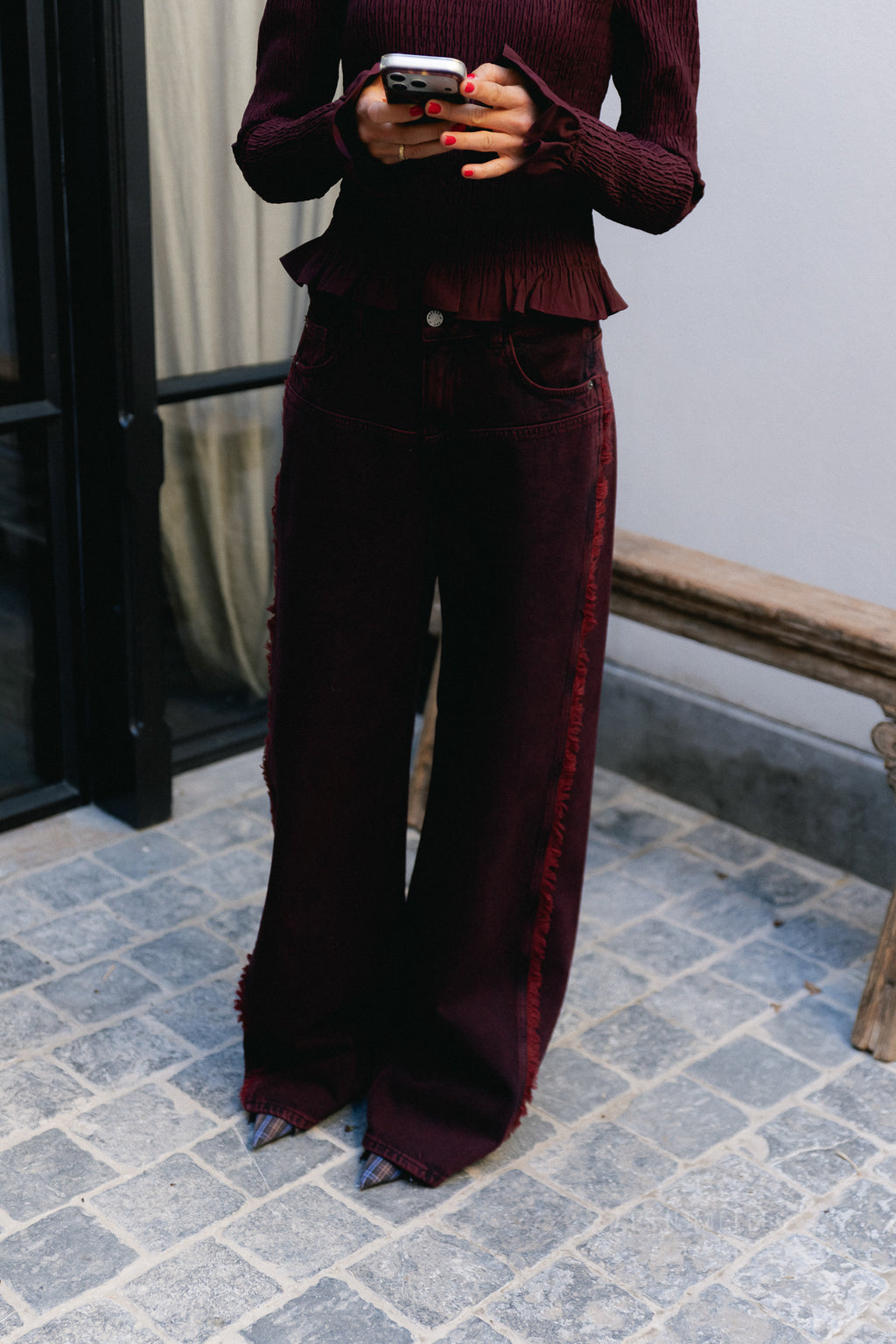 Charissa jeans tipsy red