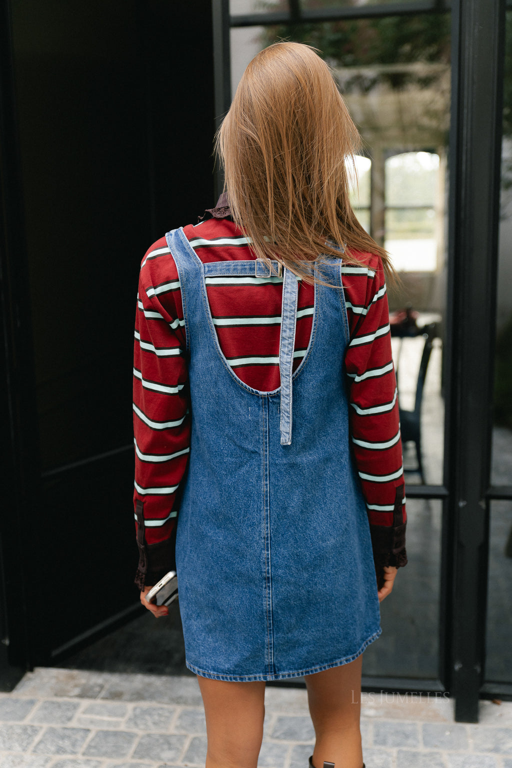 Kana denim dress mid blue denim