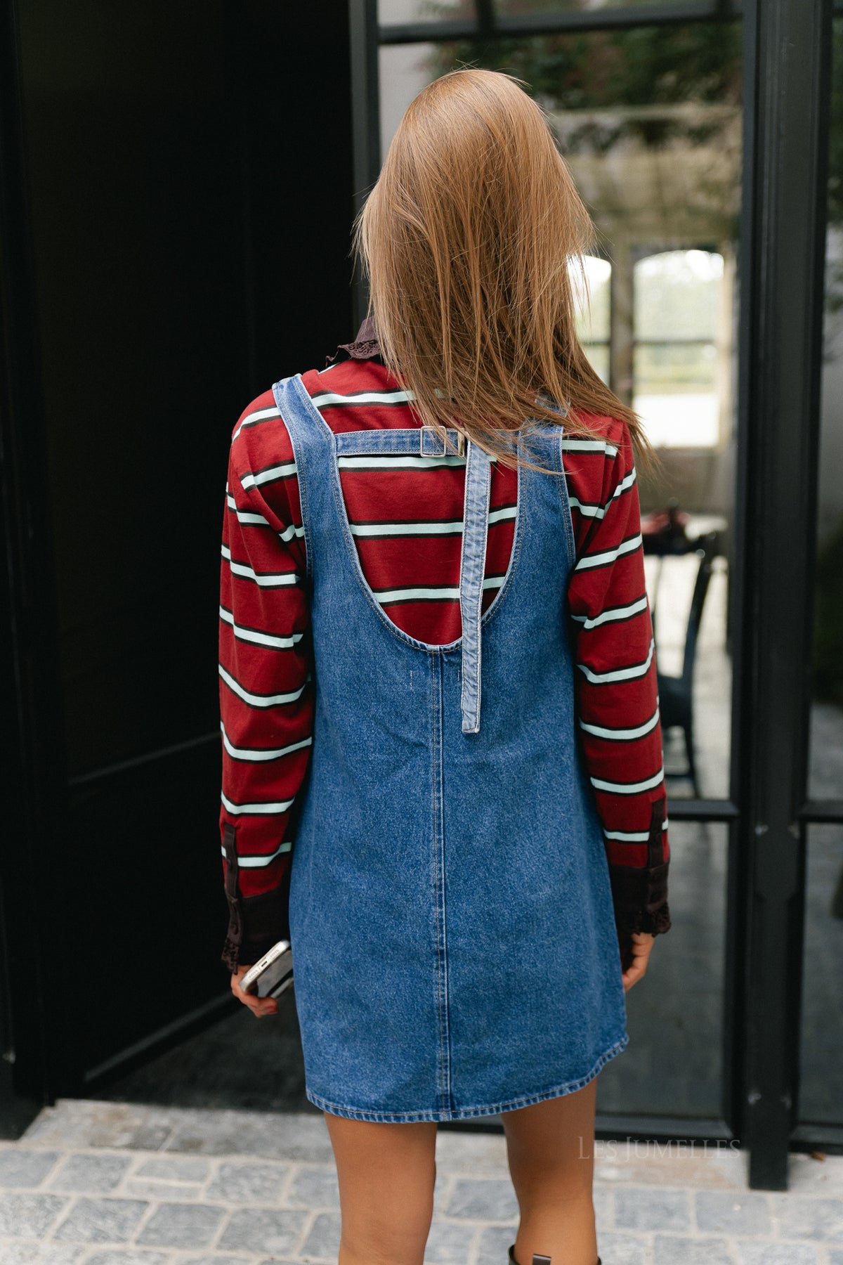 Kana denim dress mid blue denim