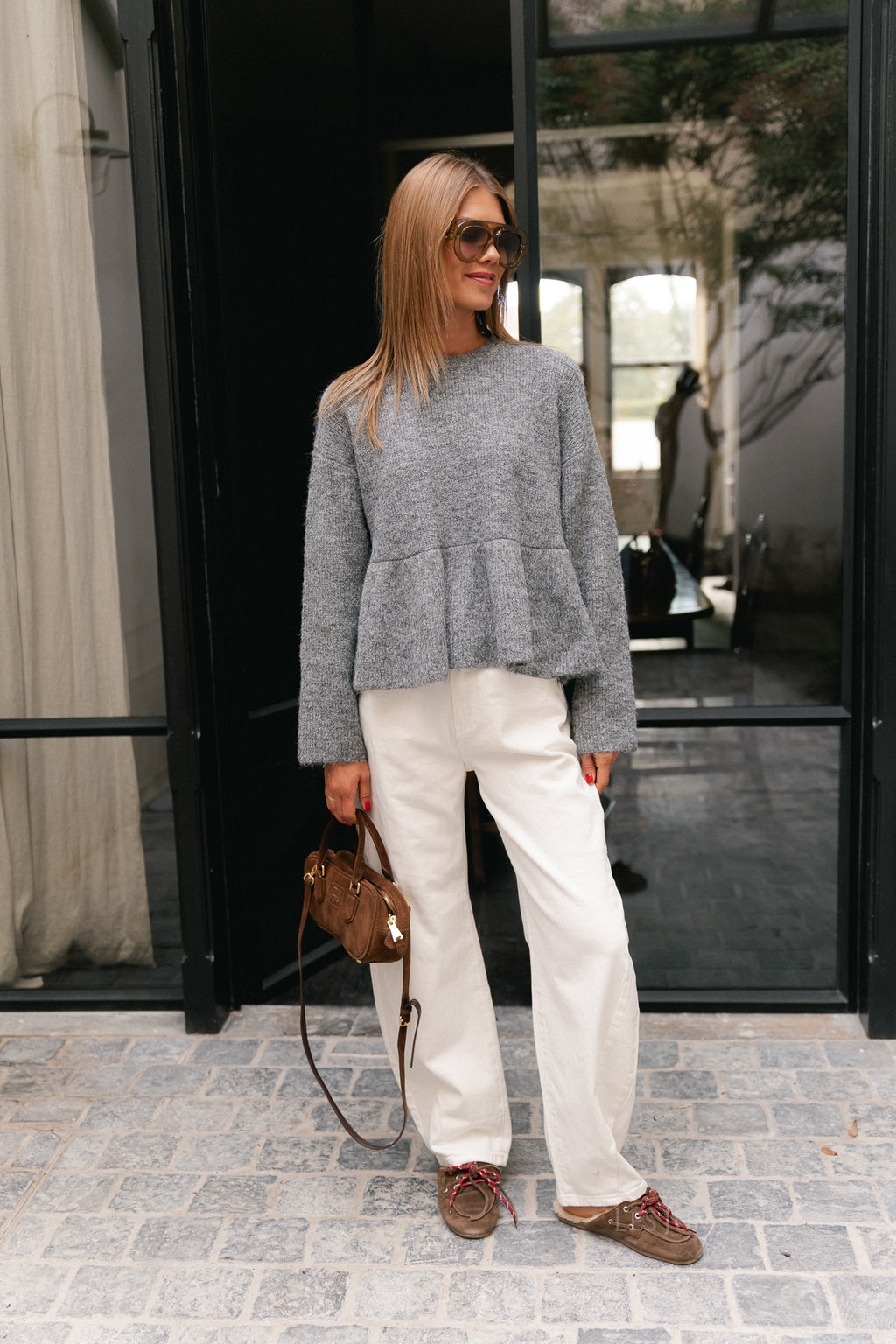 Licia jumper grey melange